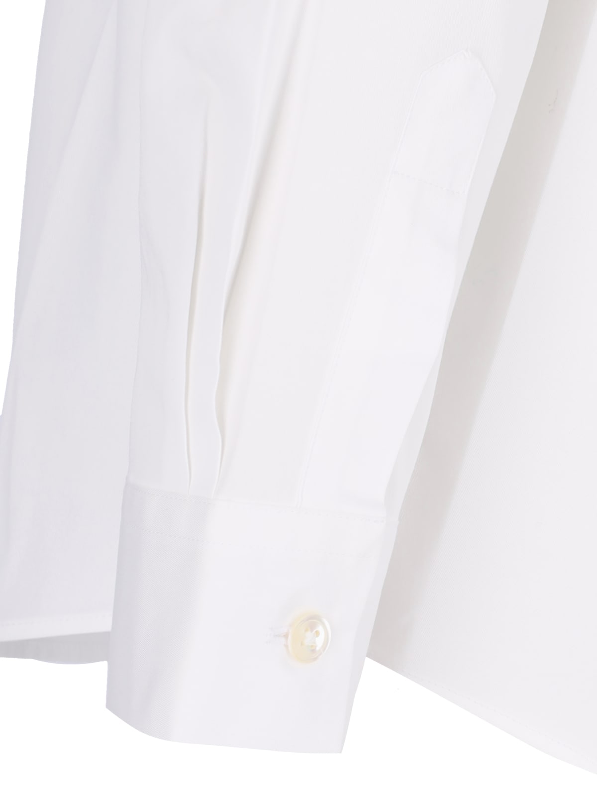 Shop Sibel Saral Ebrar High Neck Shirt In White