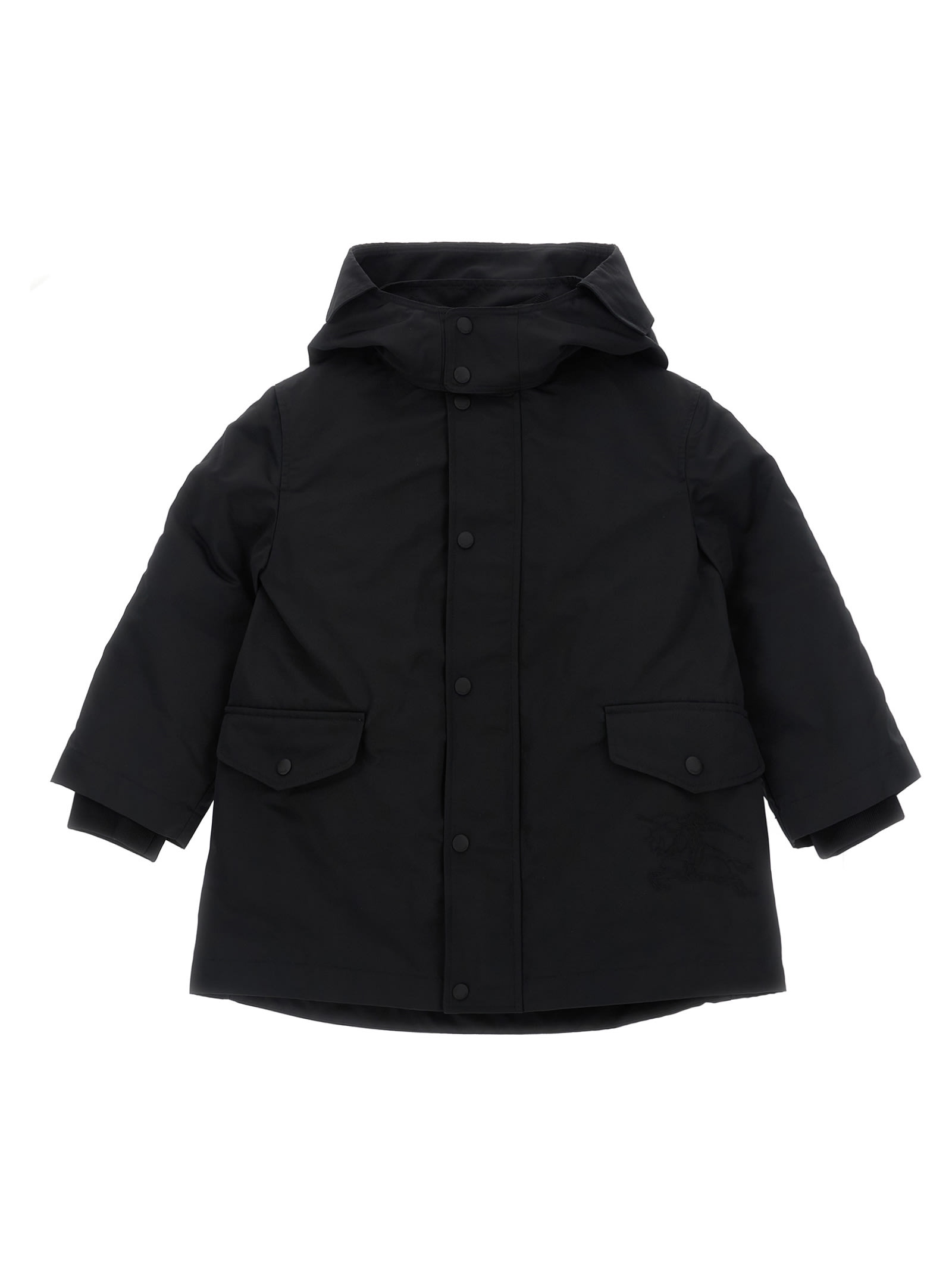 Burberry Kids' 2-in-1 Brady Parka In Black