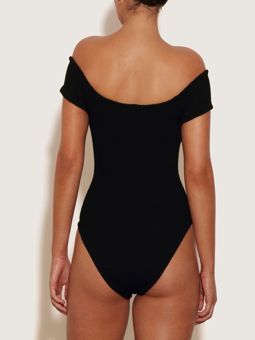 Shop Hunza G Grace One-piece Swimsuit In Black