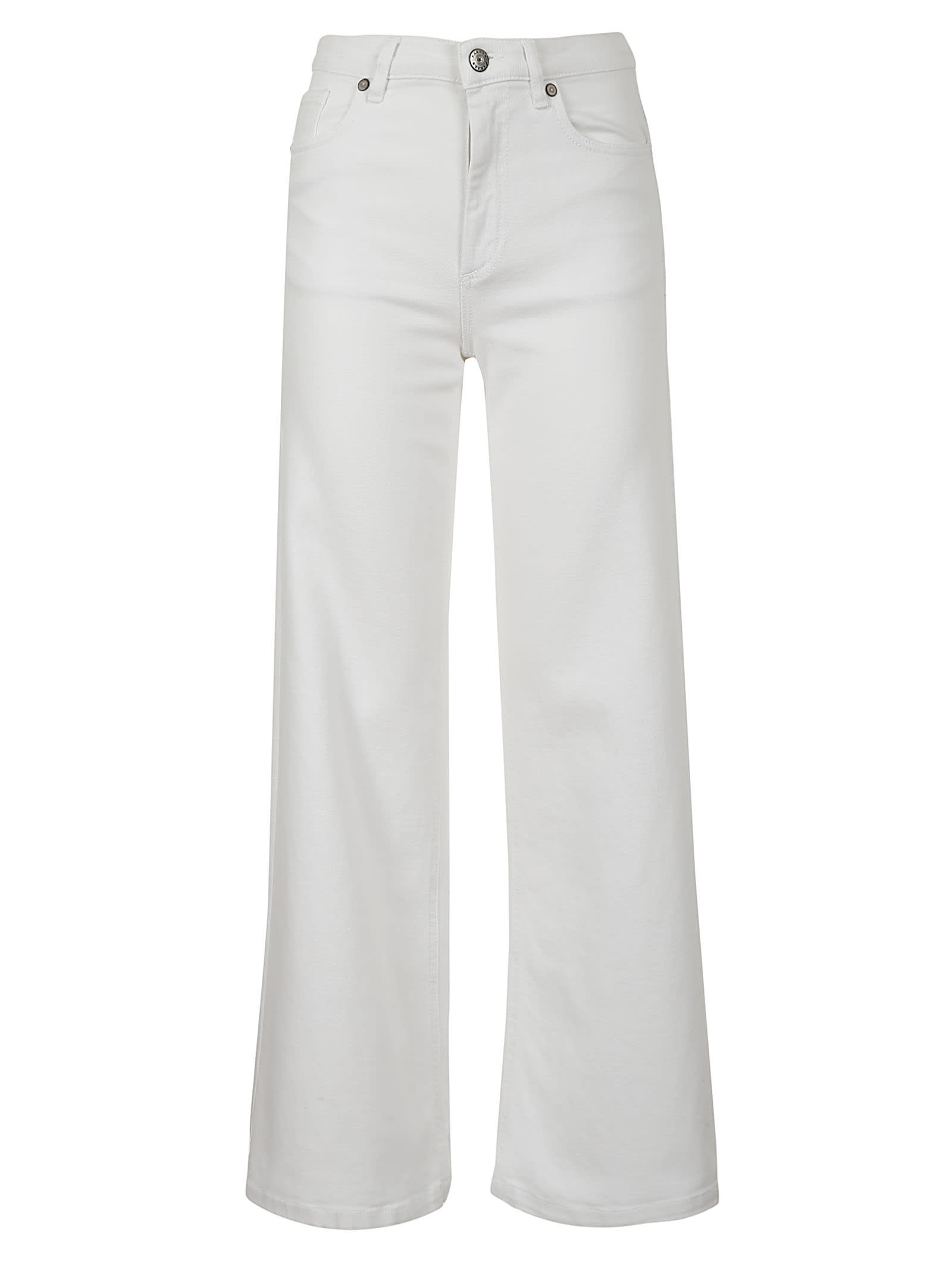 P.a.r.o.s.h Parosh Cropped Straight-leg Jeans In 001
