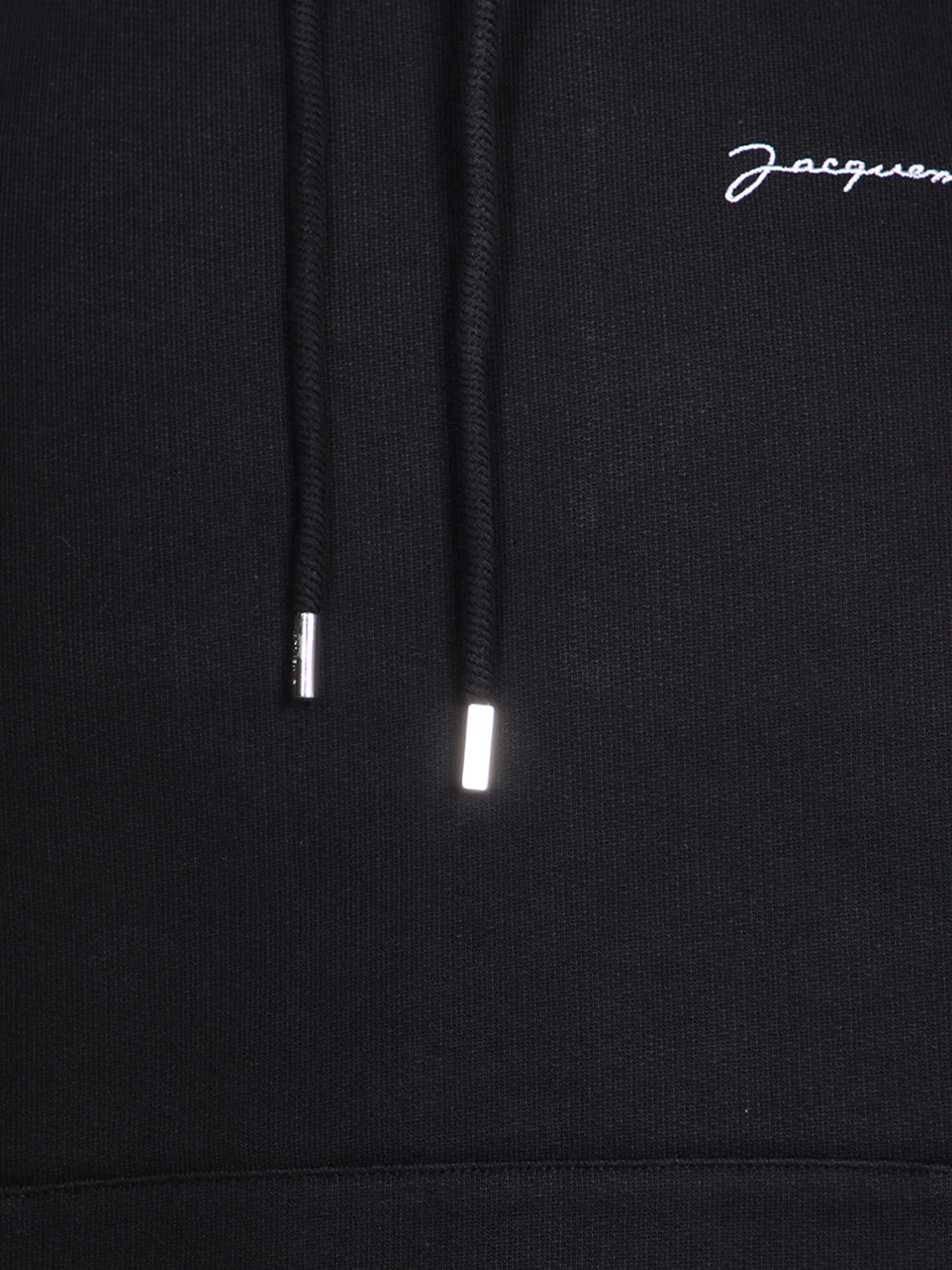 Shop Jacquemus Brode Black Hoodie