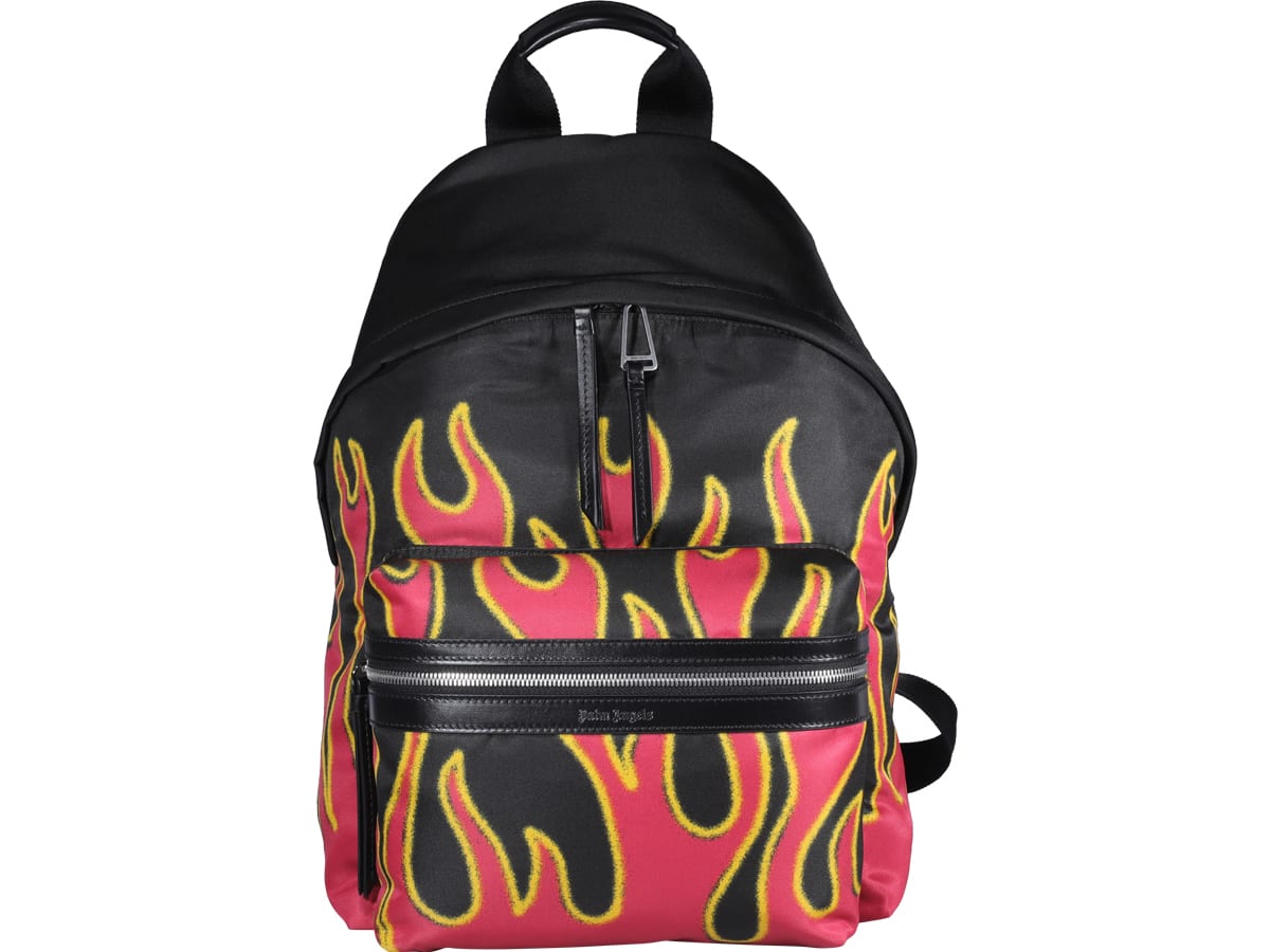Palm Angels Backpack Printed Flames
