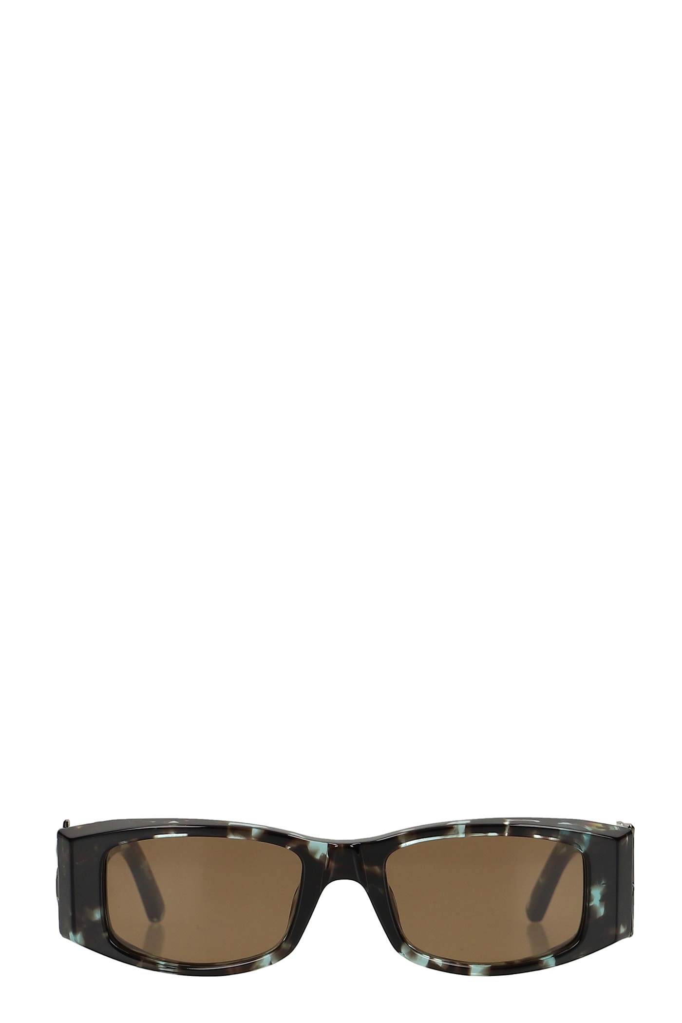 Palm Angels Angel Sunglasses In Brown Acrylic