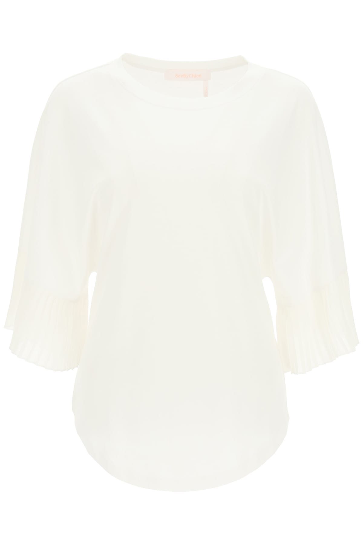 See by Chloé Top With Pleated Sleeves
