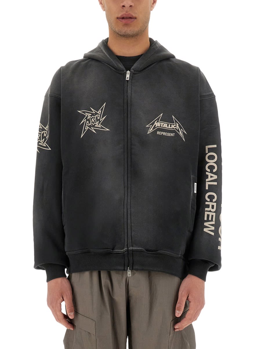 REPRESENT ZIPPER HOODIE