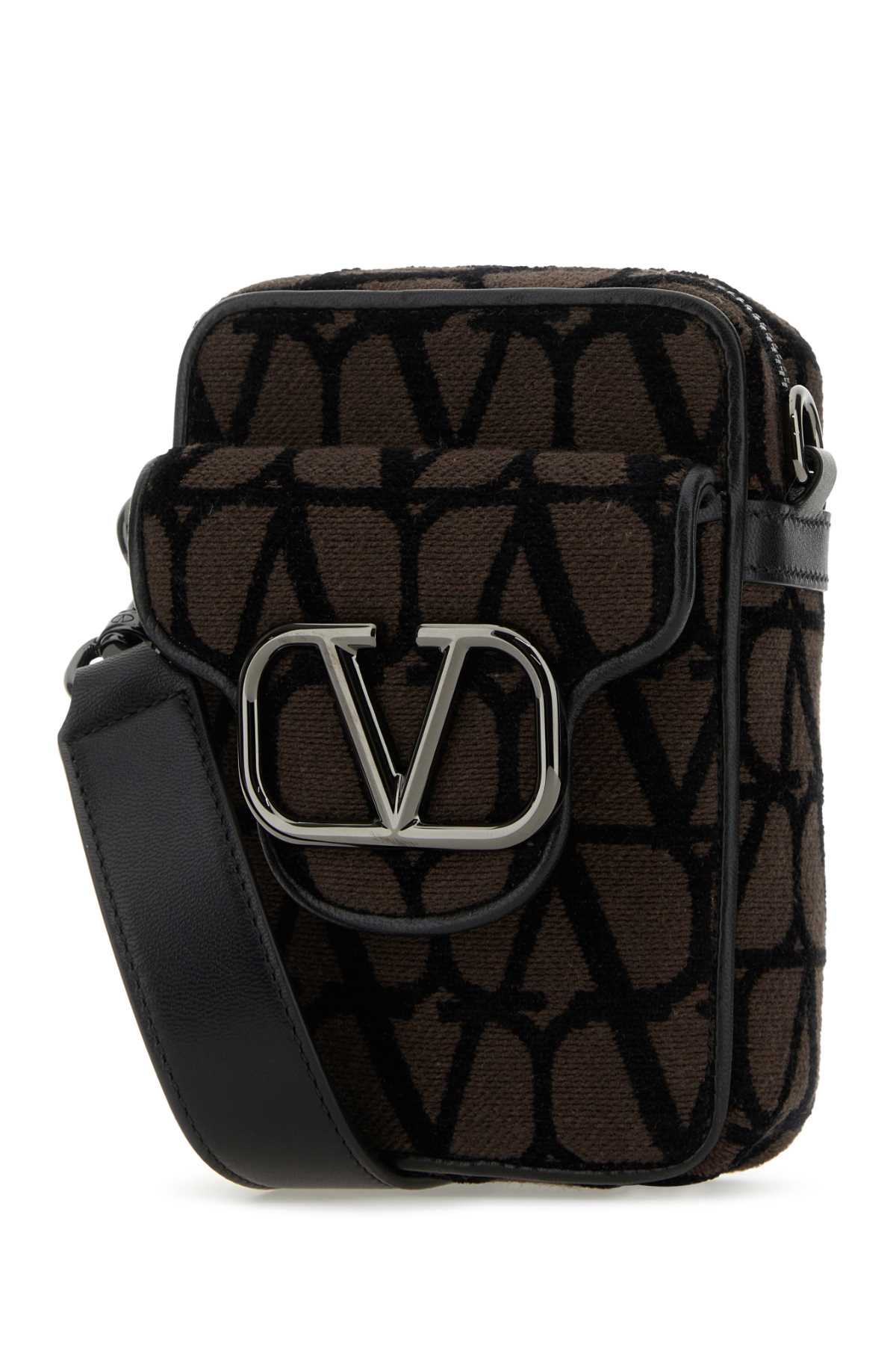 Valentino Garavani Toile Iconographe Mini Locã² Crossbody Bag In Fonner