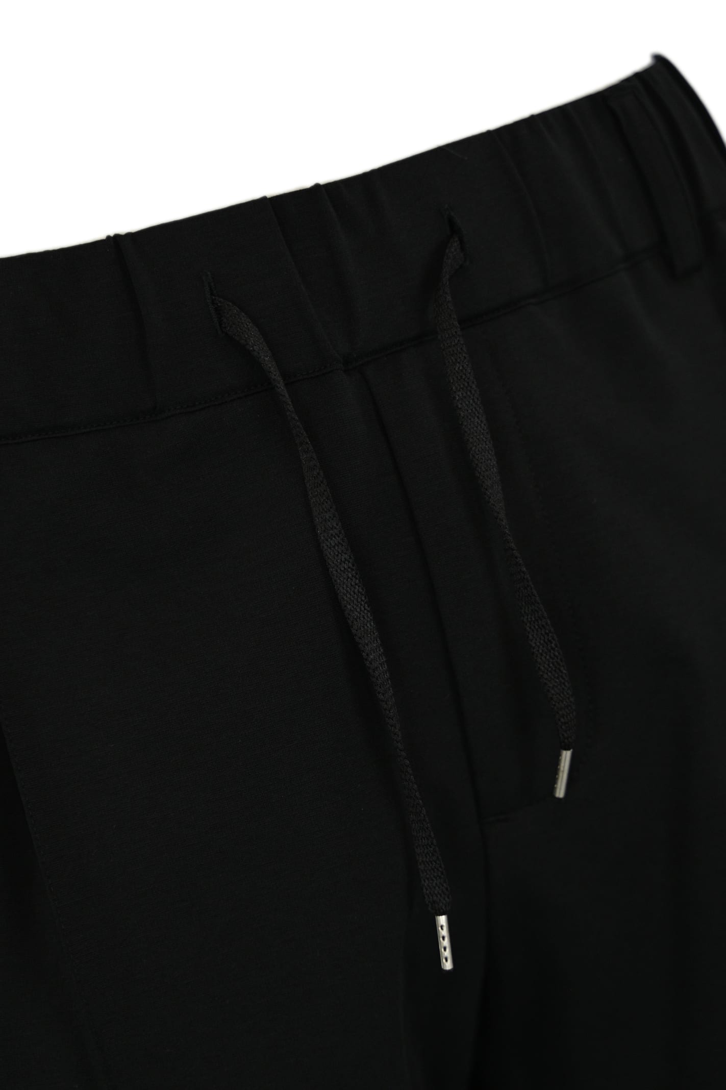 Shop Daniele Alessandrini Jogger Trousers With Drawstring In Nero
