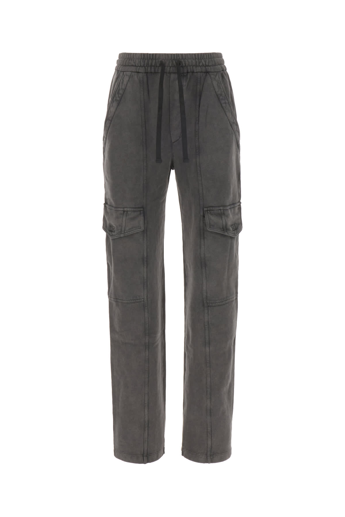 Marant Etoile Dark Grey Cotton Joggers In 02fk