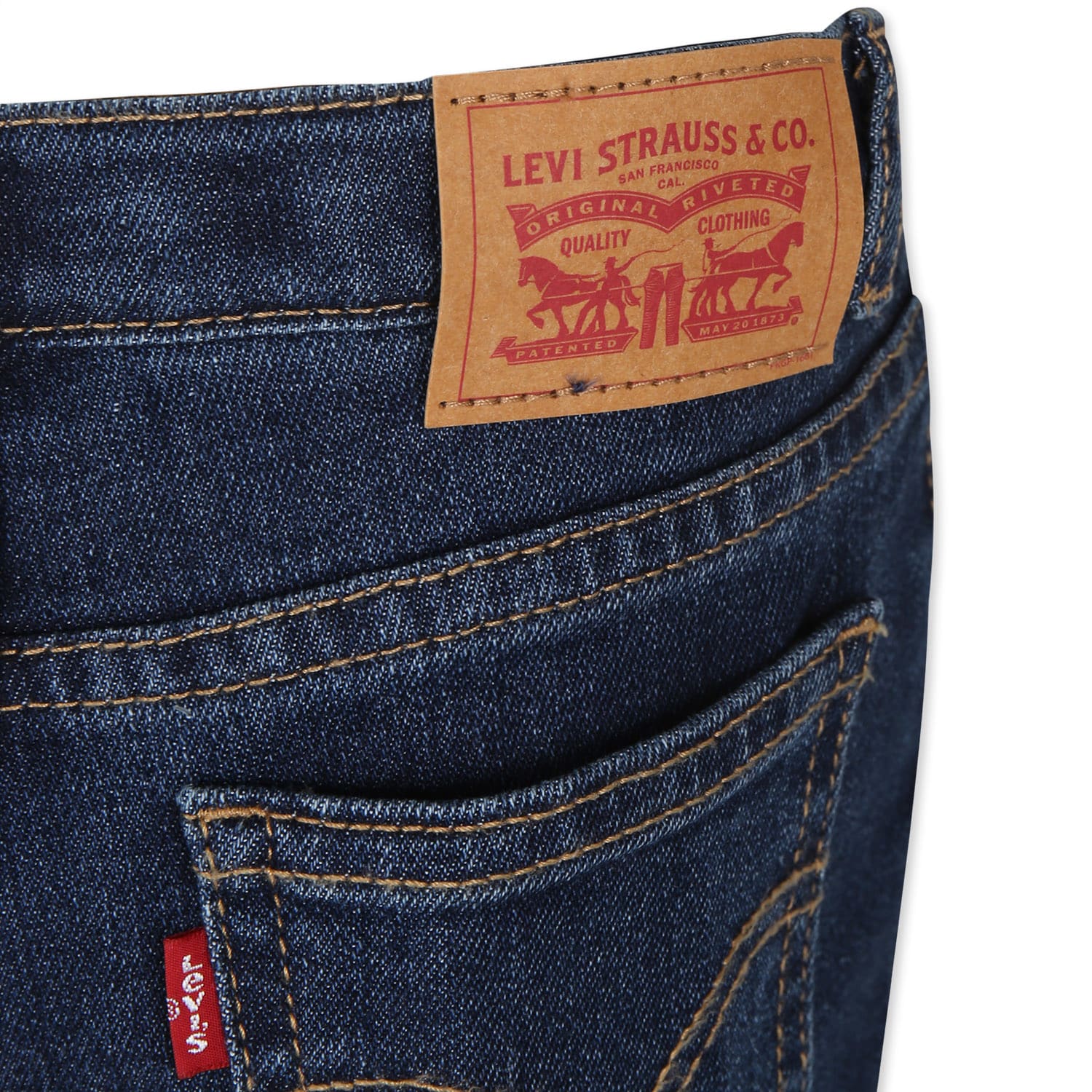 LEVI'S BLUE JEANS FOR GIRL WITH LOGO 