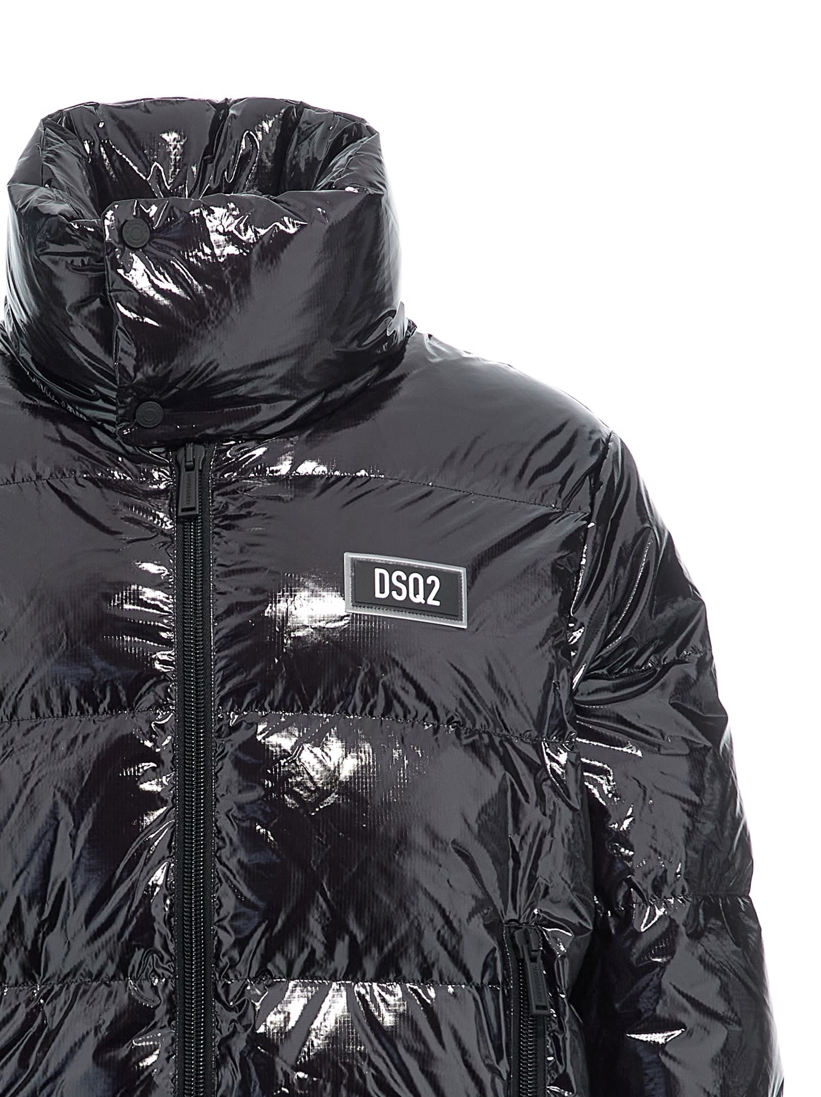 Shop Dsquared2 Ultra Light Down Down Jacket In Black