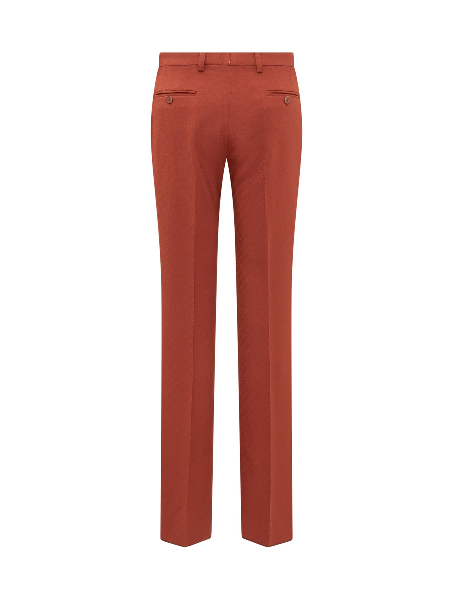 Shop Etro Fuji Pants In Mattone