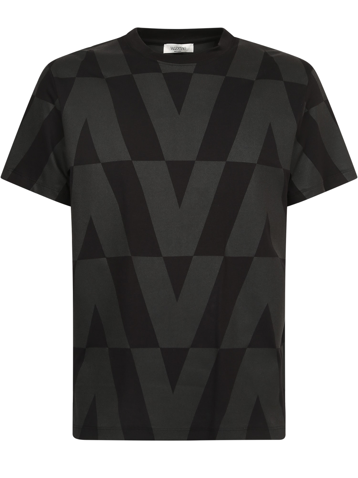 Valentino T-shirt V Nero/gri S