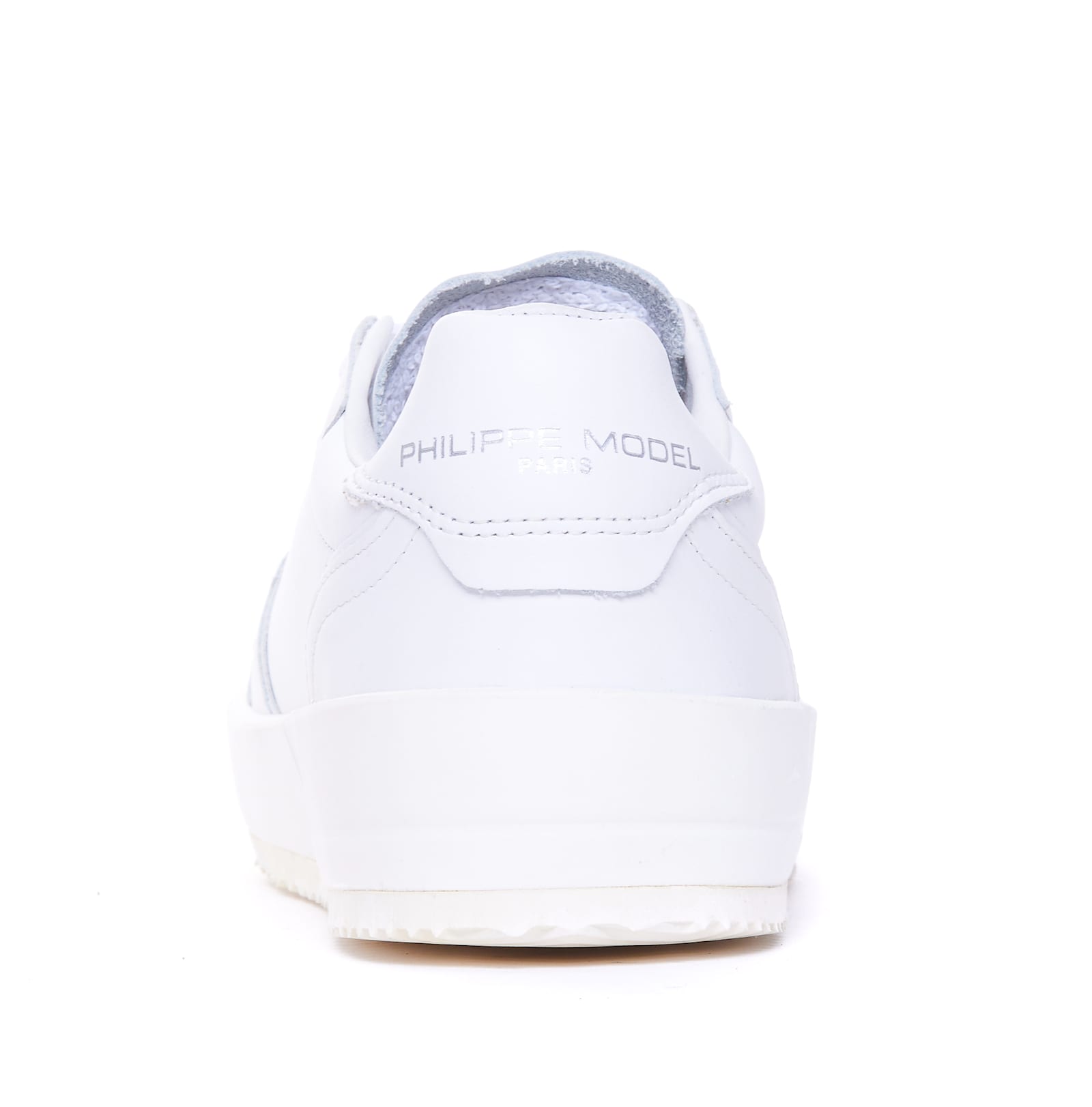 Shop Philippe Model Nice Low Sneakers In White