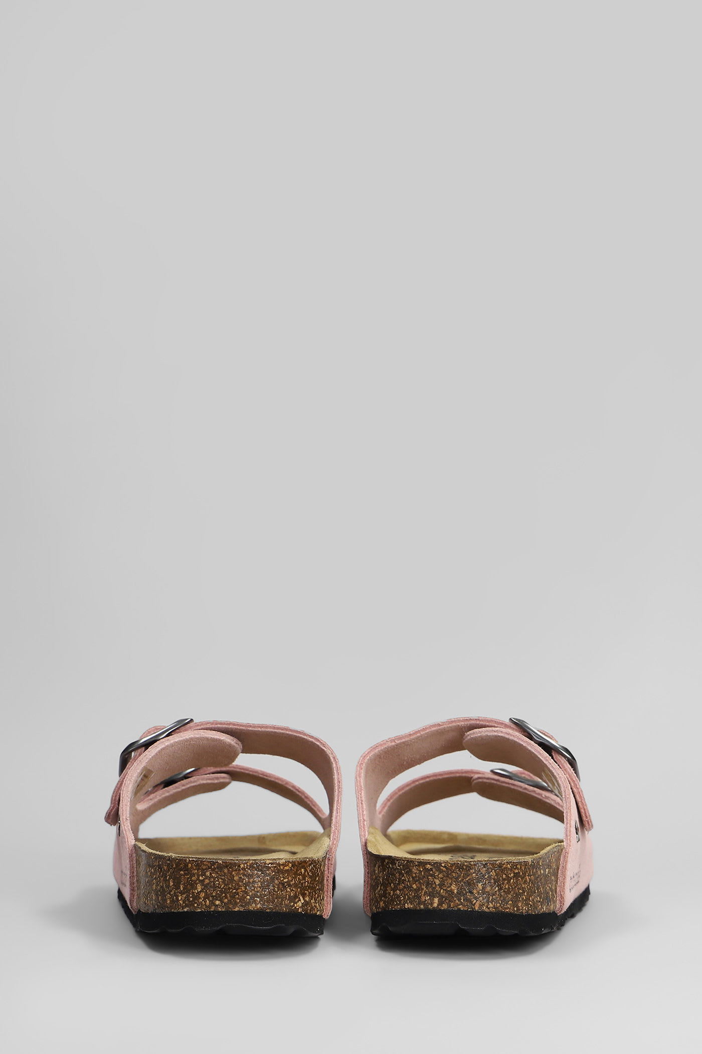 Cubanas Amalia Flats In Rose-pink Suede