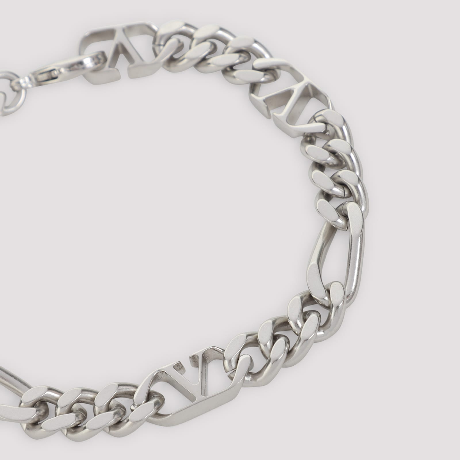 Valentino Garavani Vlogo Signature Metal Bracelet In Metallic