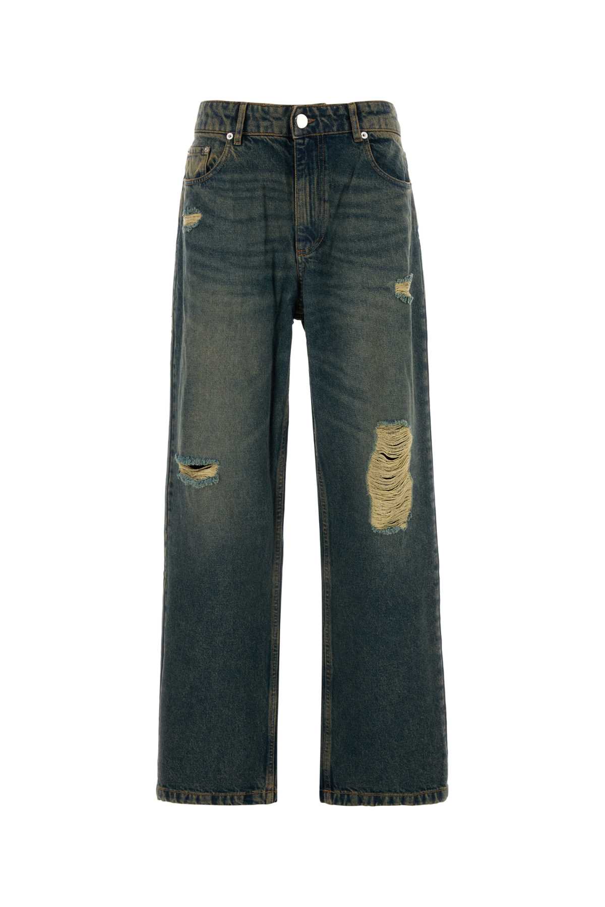 Stretch Denim Wide-leg Devon Jeans