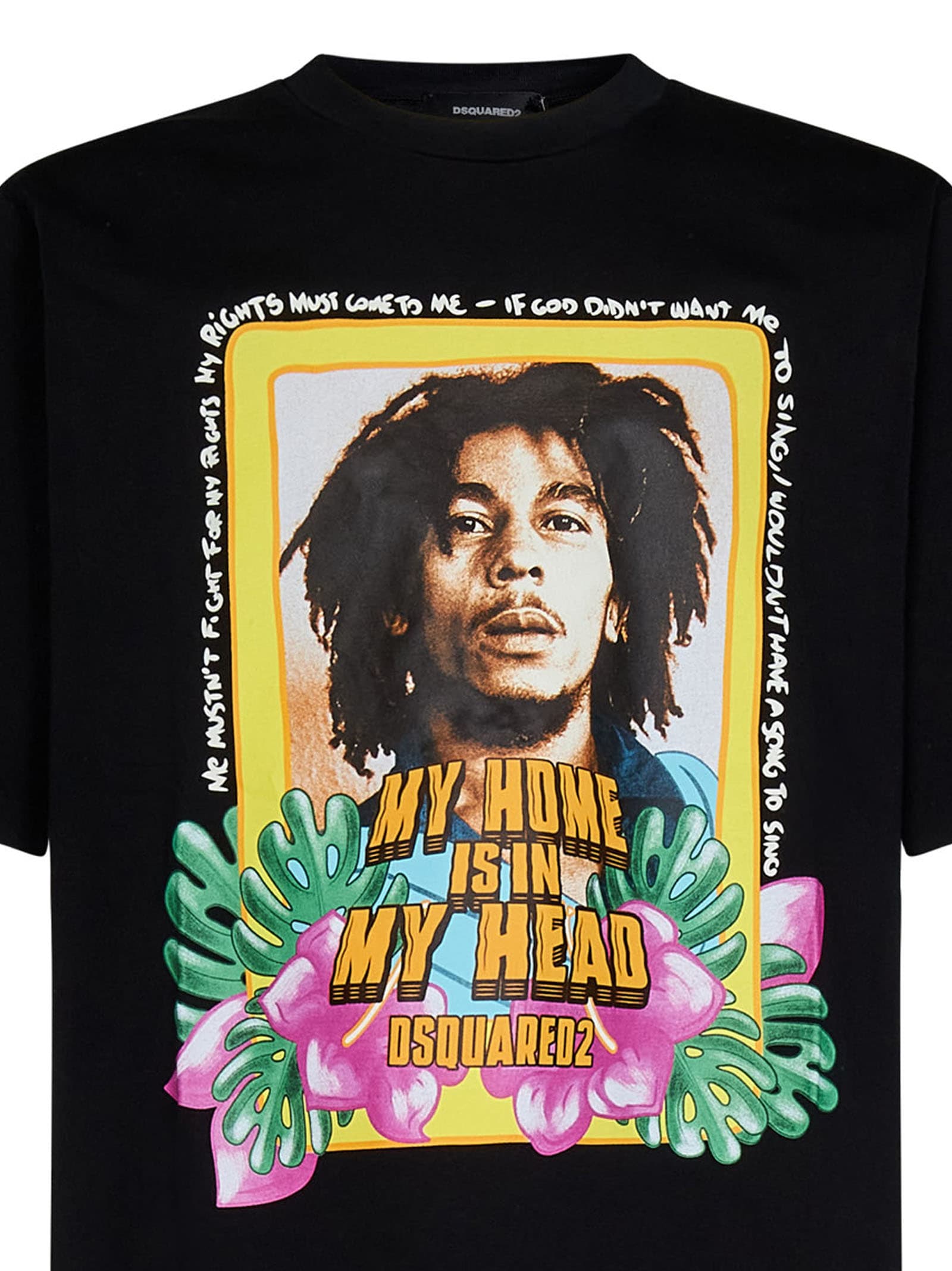 Shop Dsquared2 Bob Marley Skater T-shirt