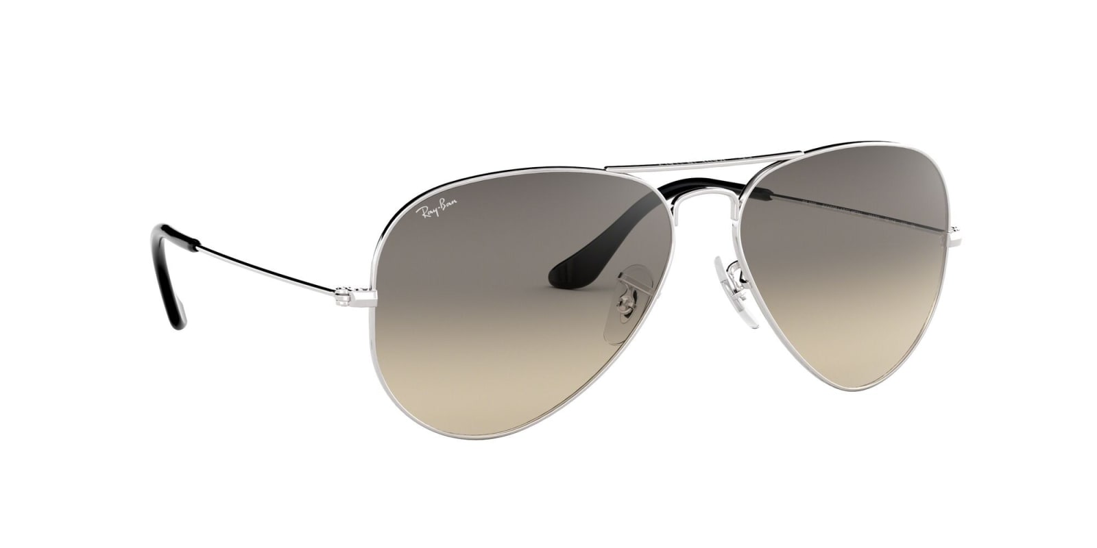 Shop Ray Ban Sunglasses In Silver/grigio Sfumato