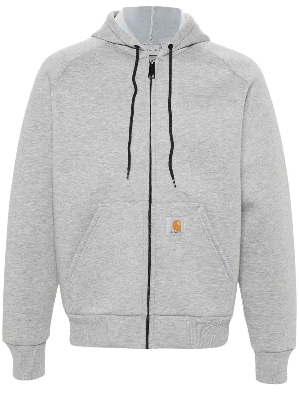 Carhartt Car-lux Hooded Jacket In Gray