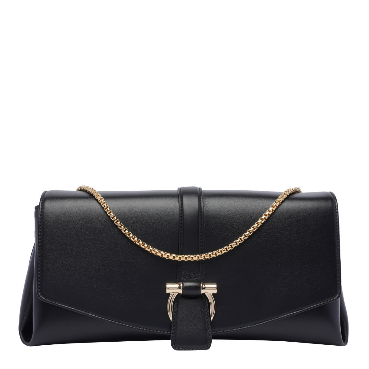 Shop Ferragamo Medium Crossbody Bag In Black