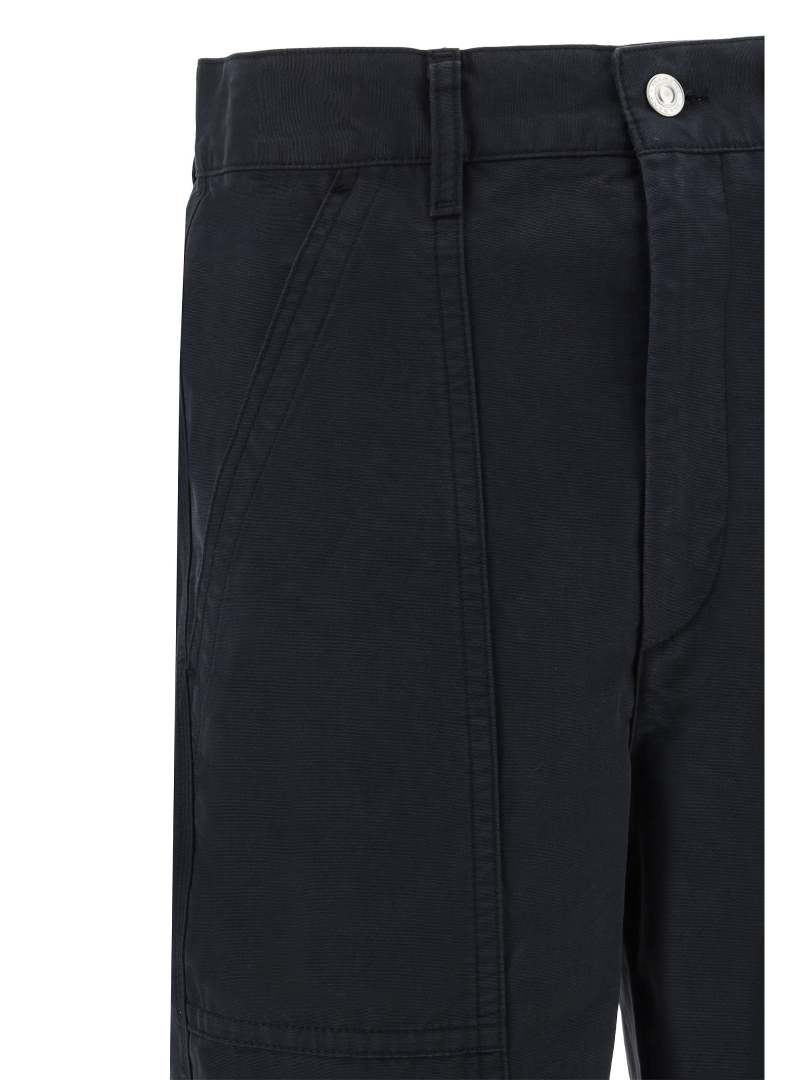 Shop Isabel Marant Leonel Pants In Faded Black