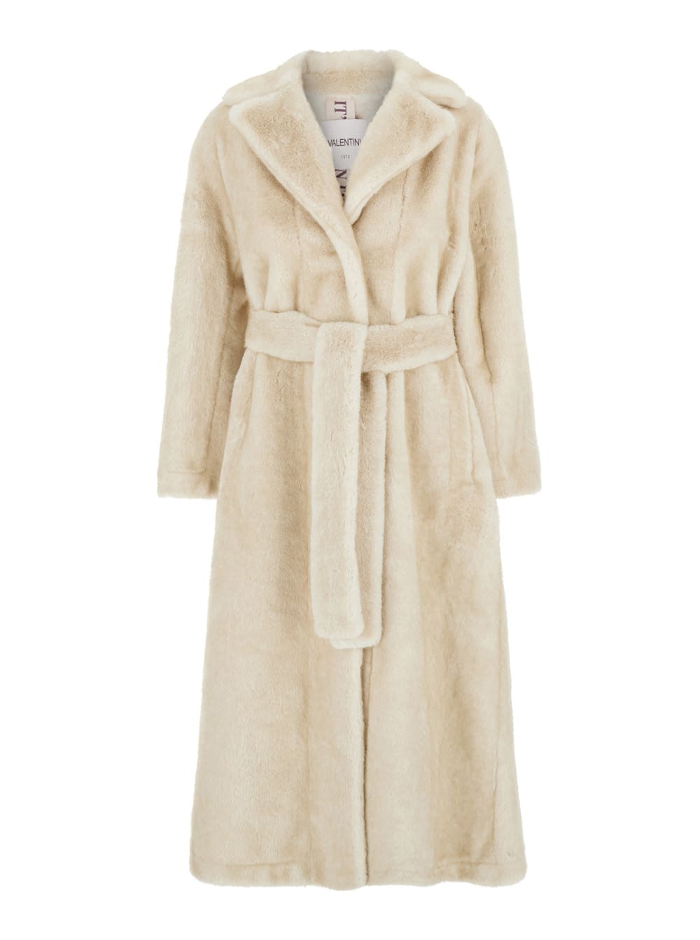 Eco Mink Belted Coat