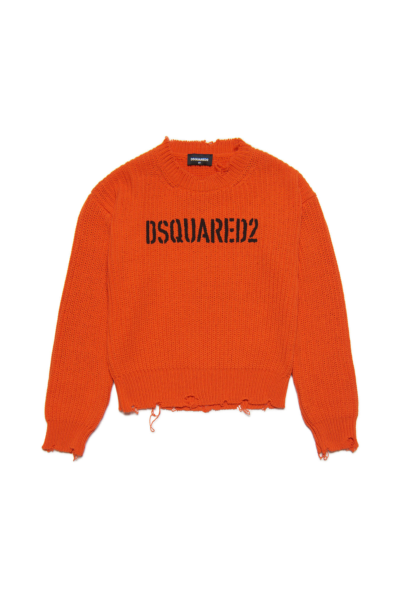 Shop Dsquared2 Orange Sweater Boy In Arancione