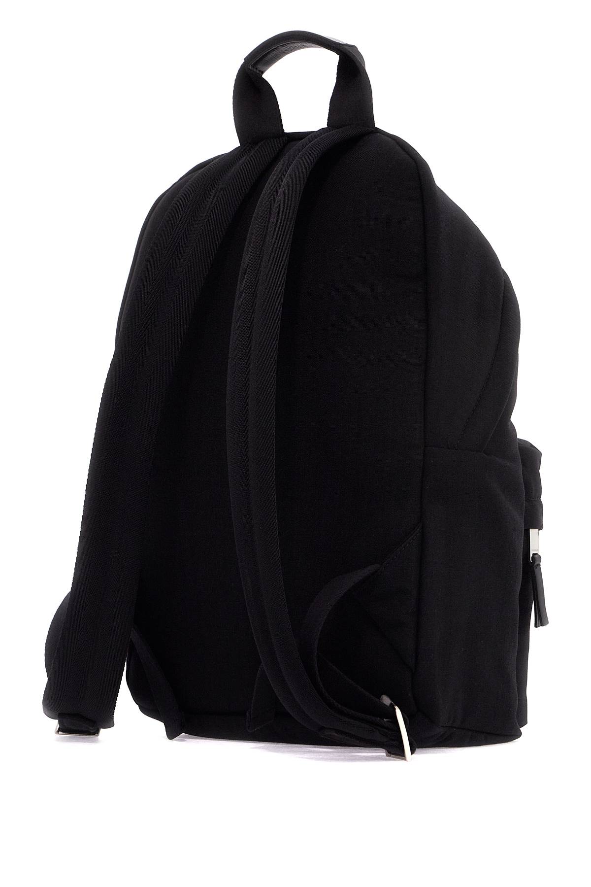 Palm Angels Logo Embroidered Zipped Backpack In Black