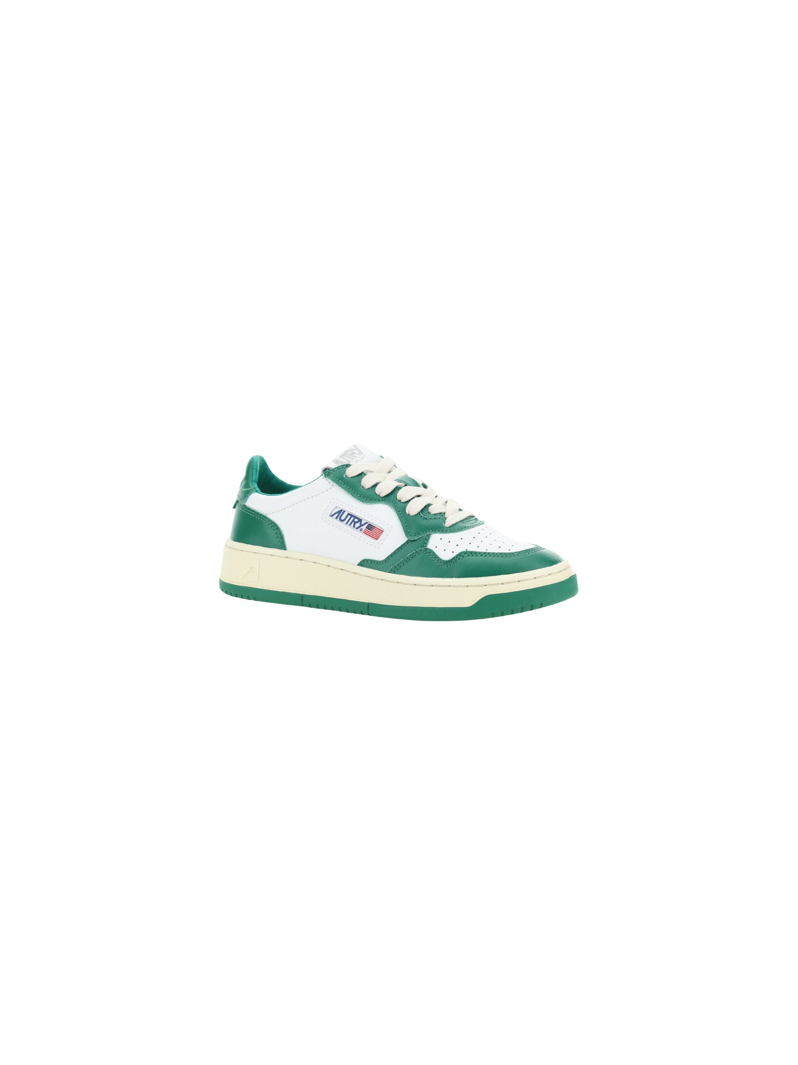 Shop Autry Low 01 Sneakers In Green