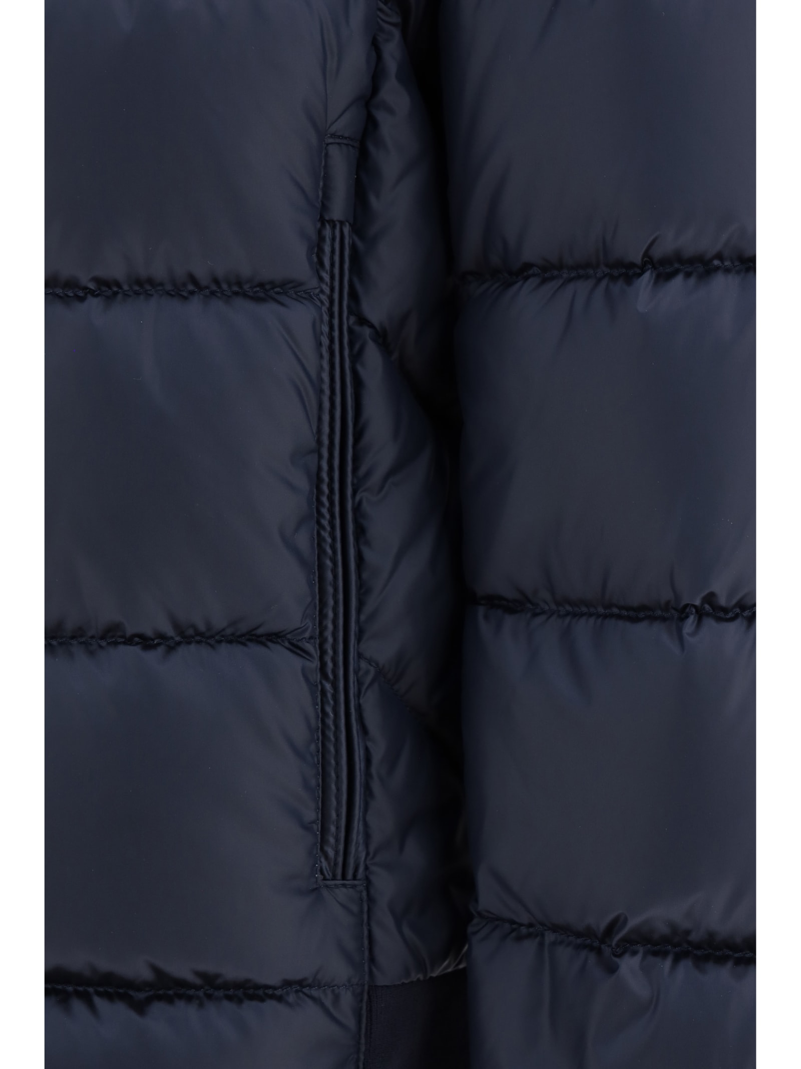 Shop Parajumpers Pharrell Down Jacket In Blue Navy