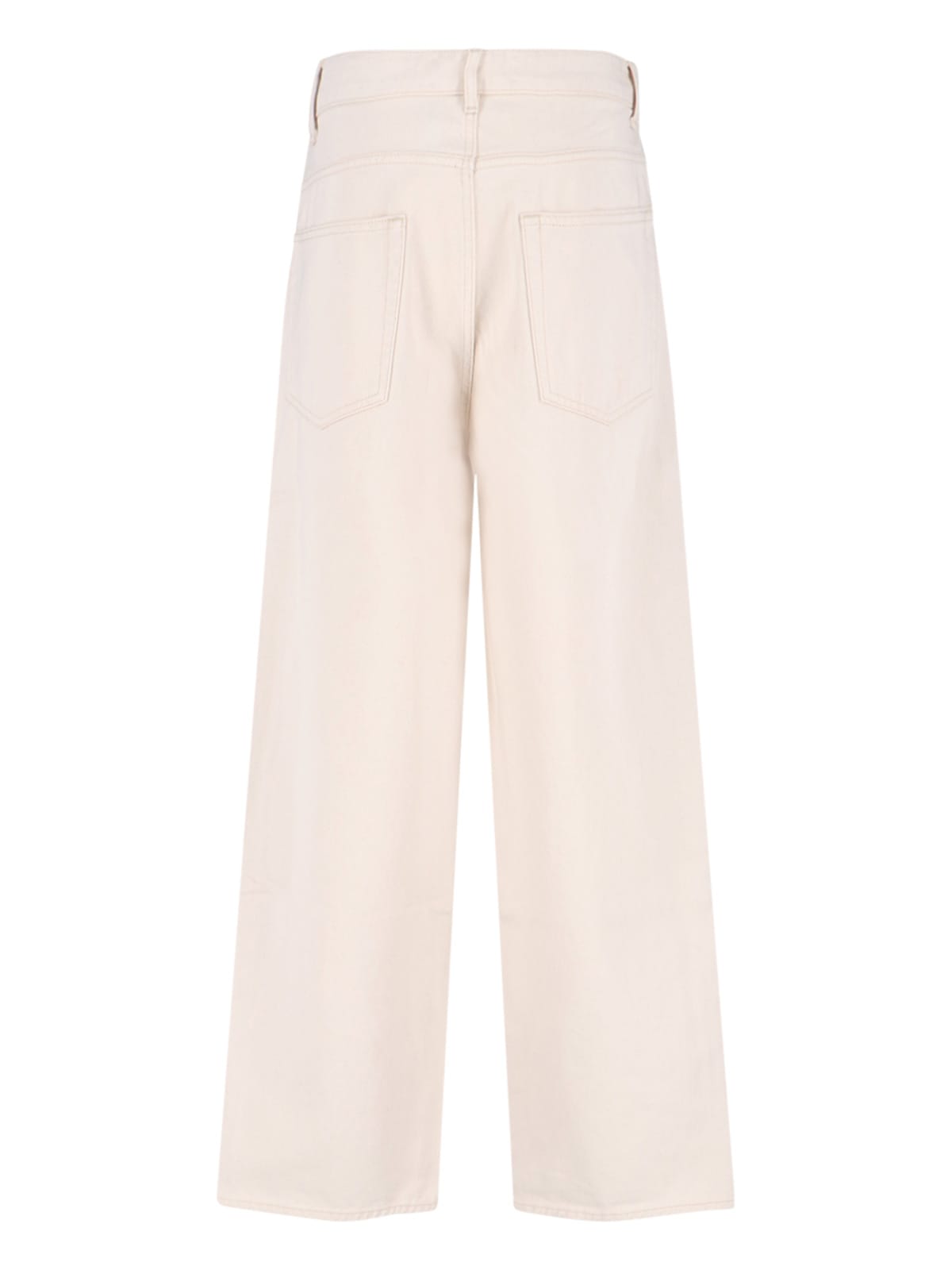 Rohe Baggy Low-rise Denim Jeans In Pink