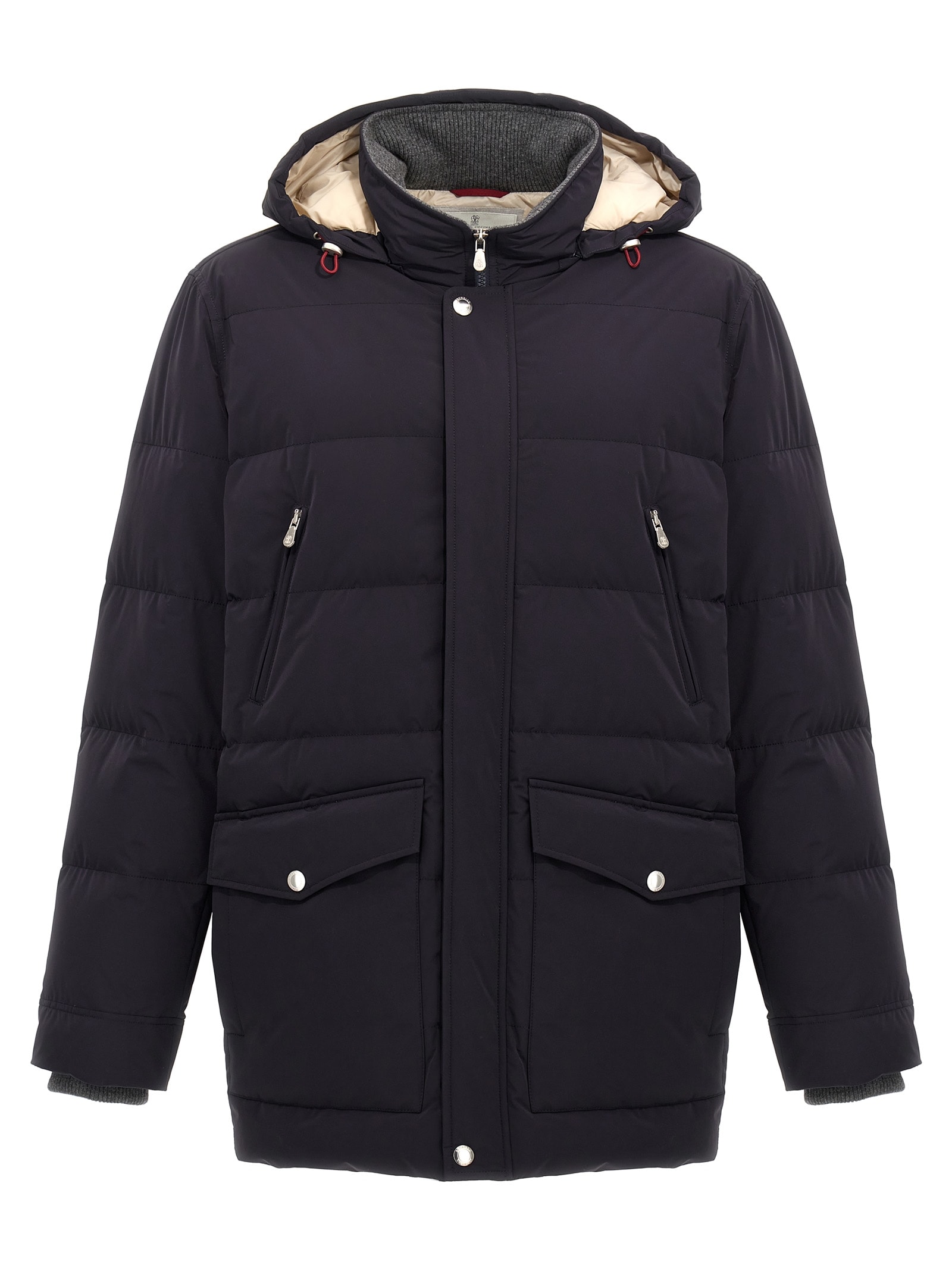 BRUNELLO CUCINELLI HOODED DOWN JACKET