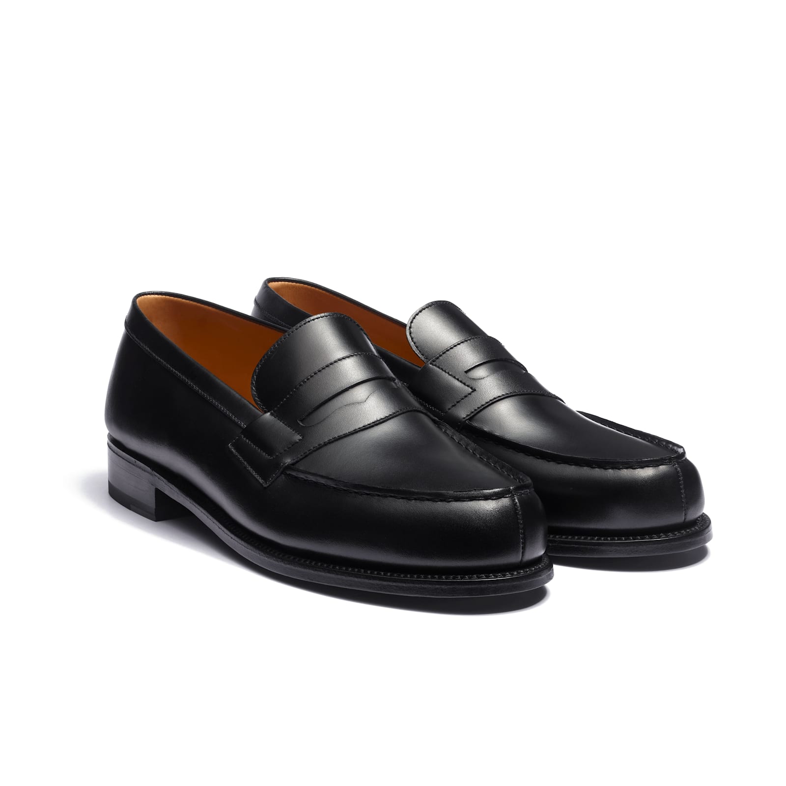 Shop Jm Weston 180 Loafer In Black