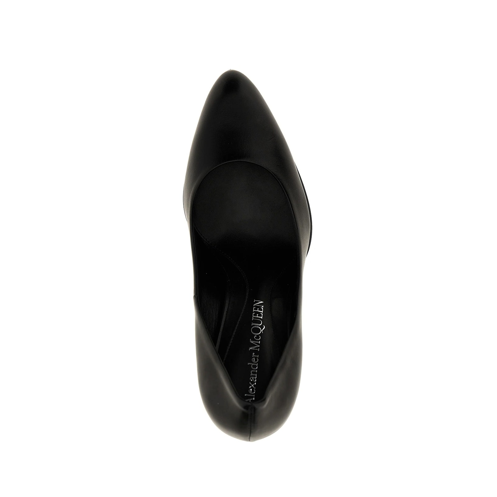 Shop Alexander Mcqueen Armadillo Leather Pumps In Black