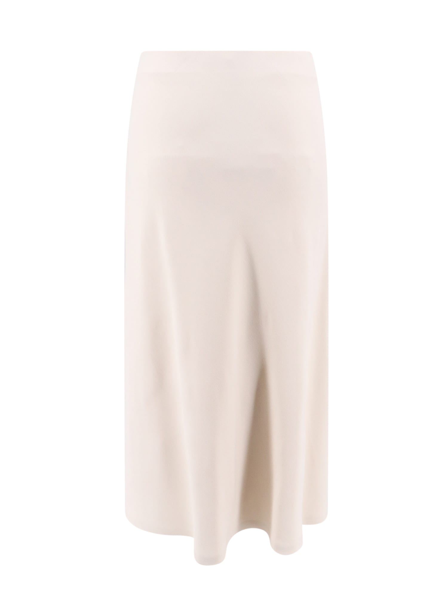 Shop Brunello Cucinelli Skirt In Ivory