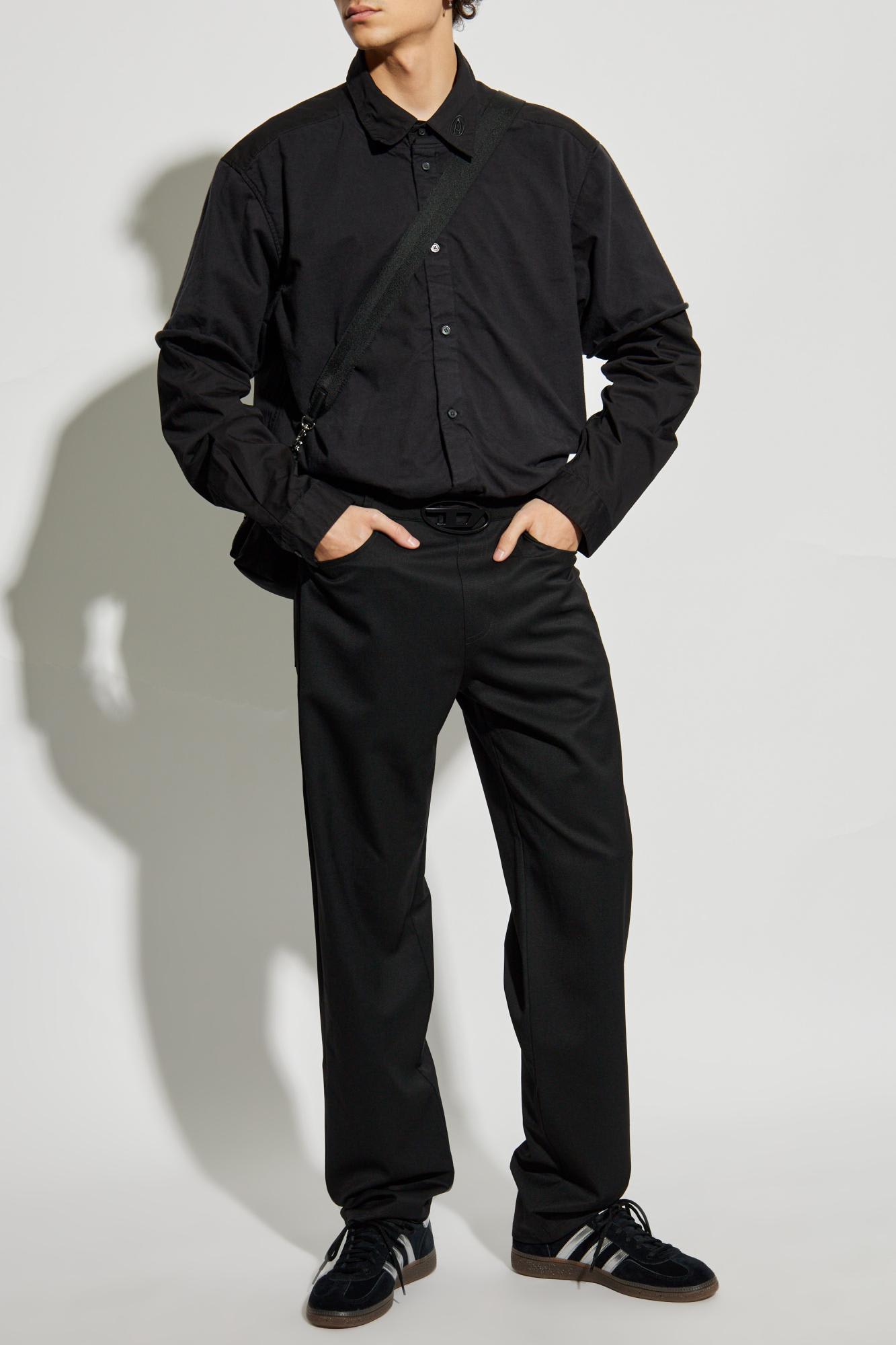 Shop Diesel Shirt S-gaston-o In Black