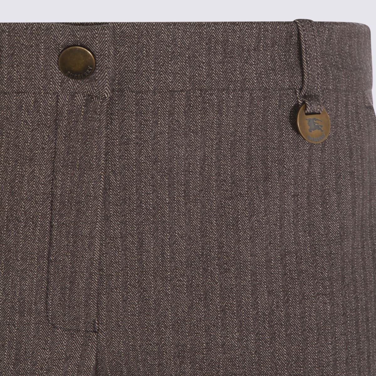 Burberry Trousers Walnut Beige In Brown