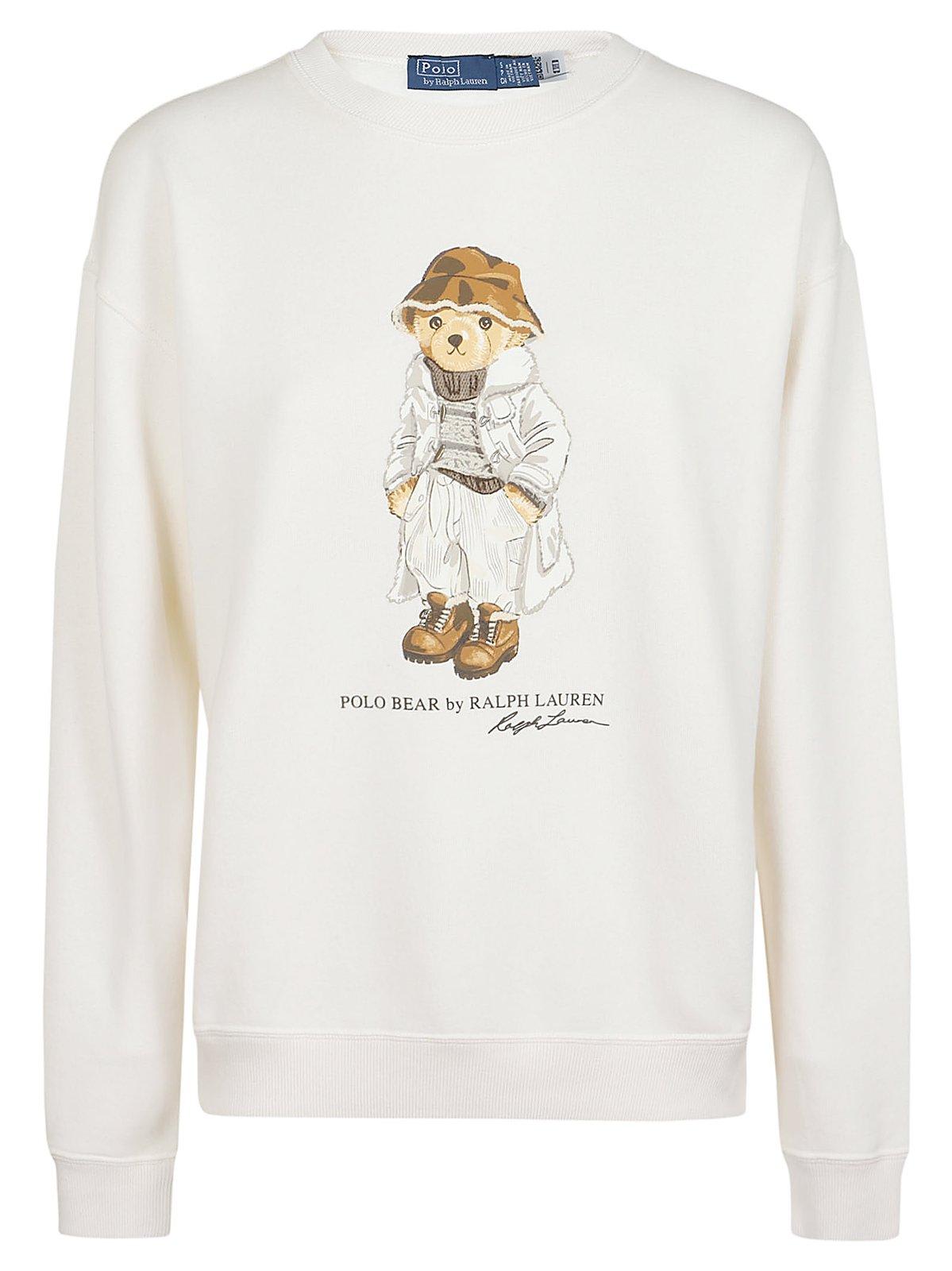 Polo Bear Fleece Crewneck Sweatshirt