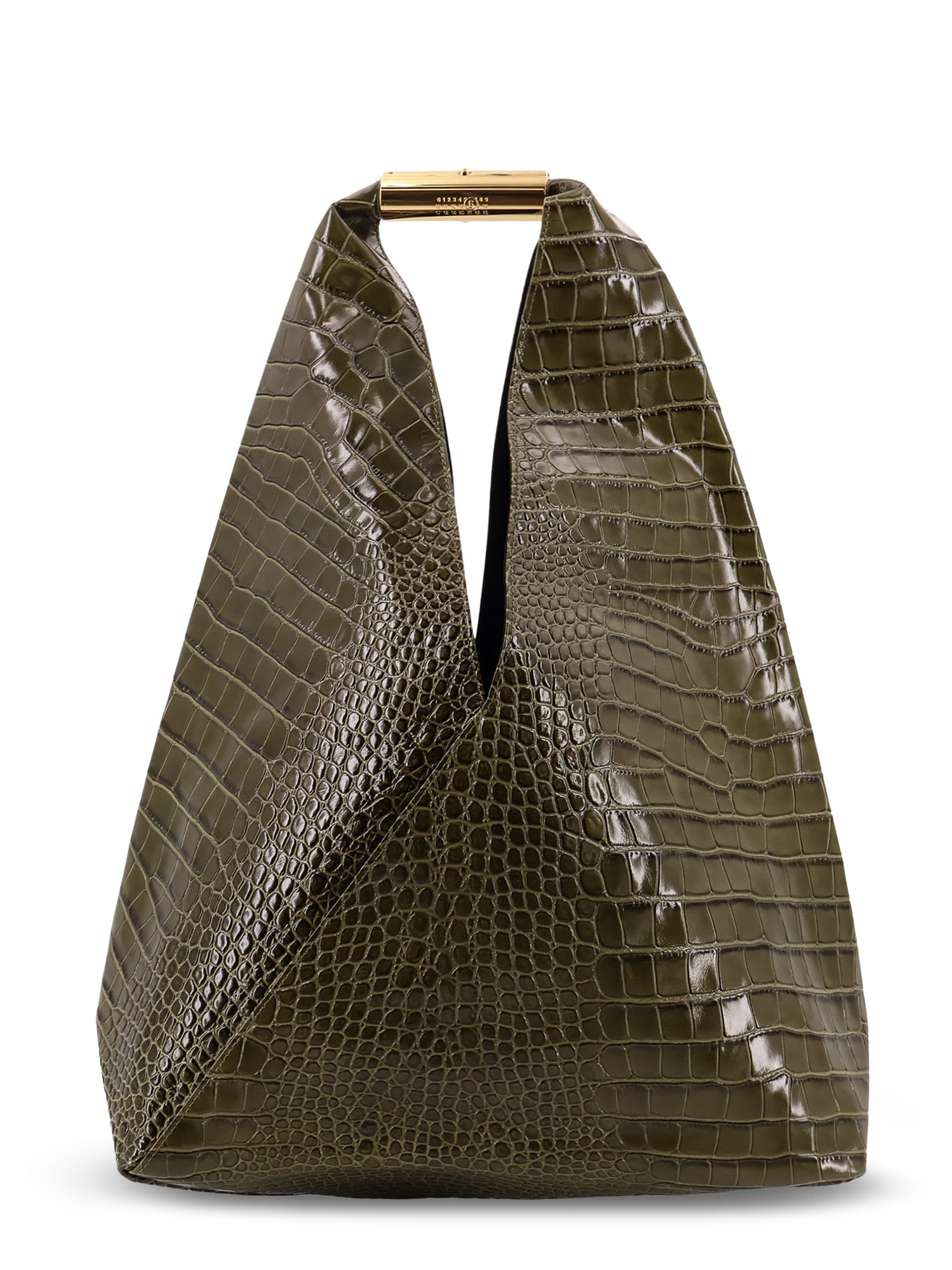 Mm6 Maison Margiela Leather Shoulder Bag In Green
