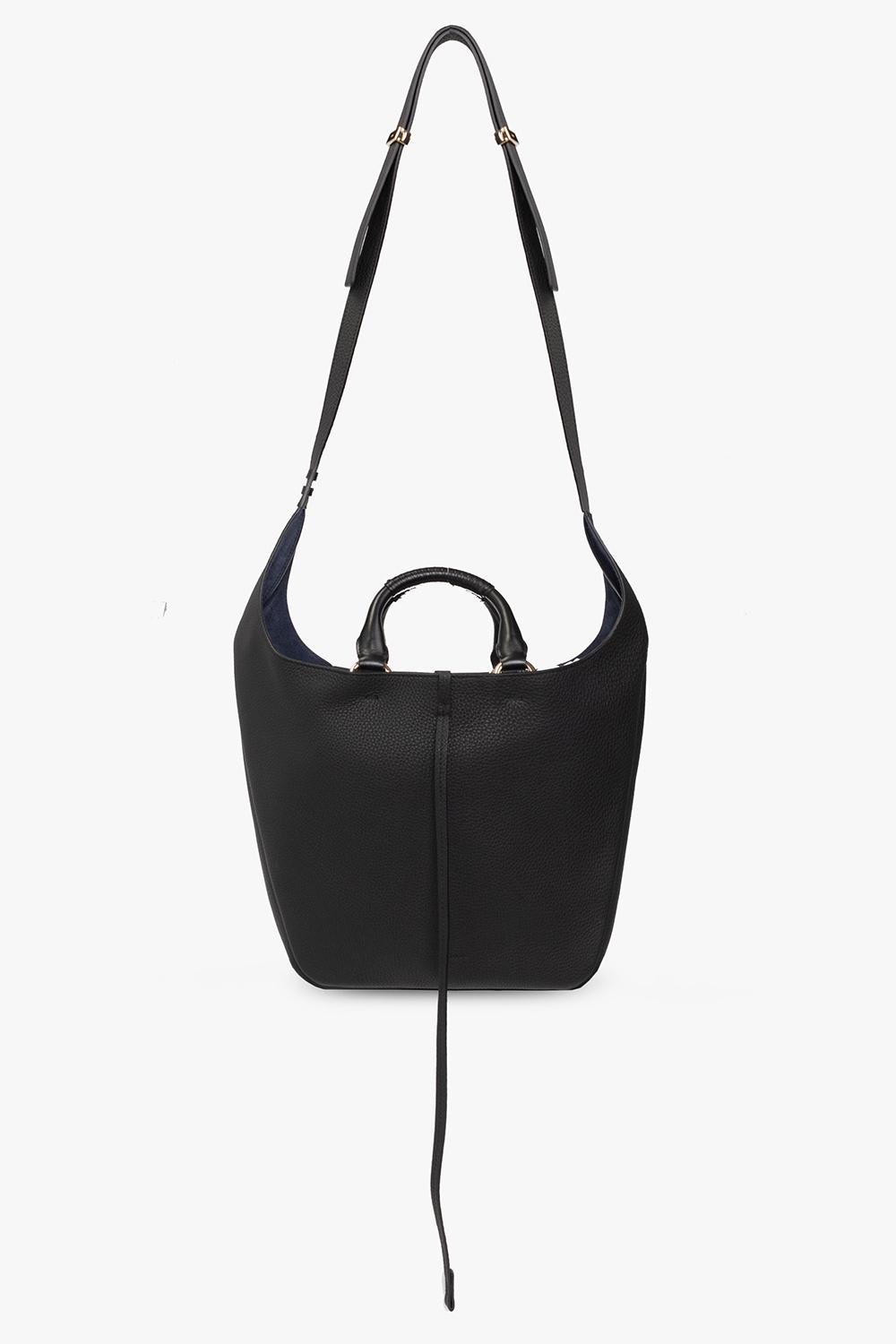 Chloé Deia Medium Shoulder Bag In Nero