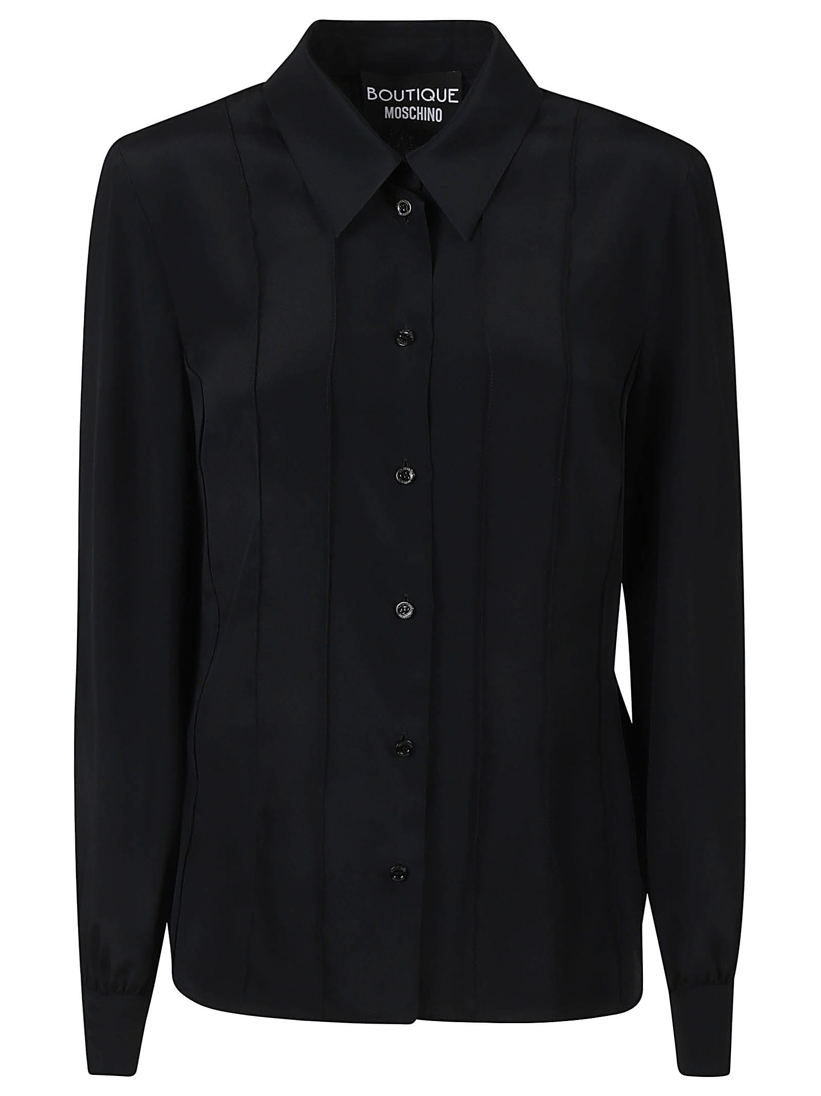 BOUTIQUE MOSCHINO PLEATED SHIRT