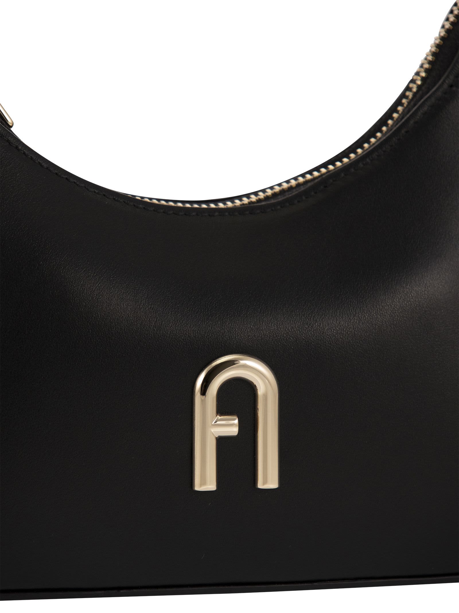 Shop Furla Diamante - Mini Olympic Shoulder Bag In Black