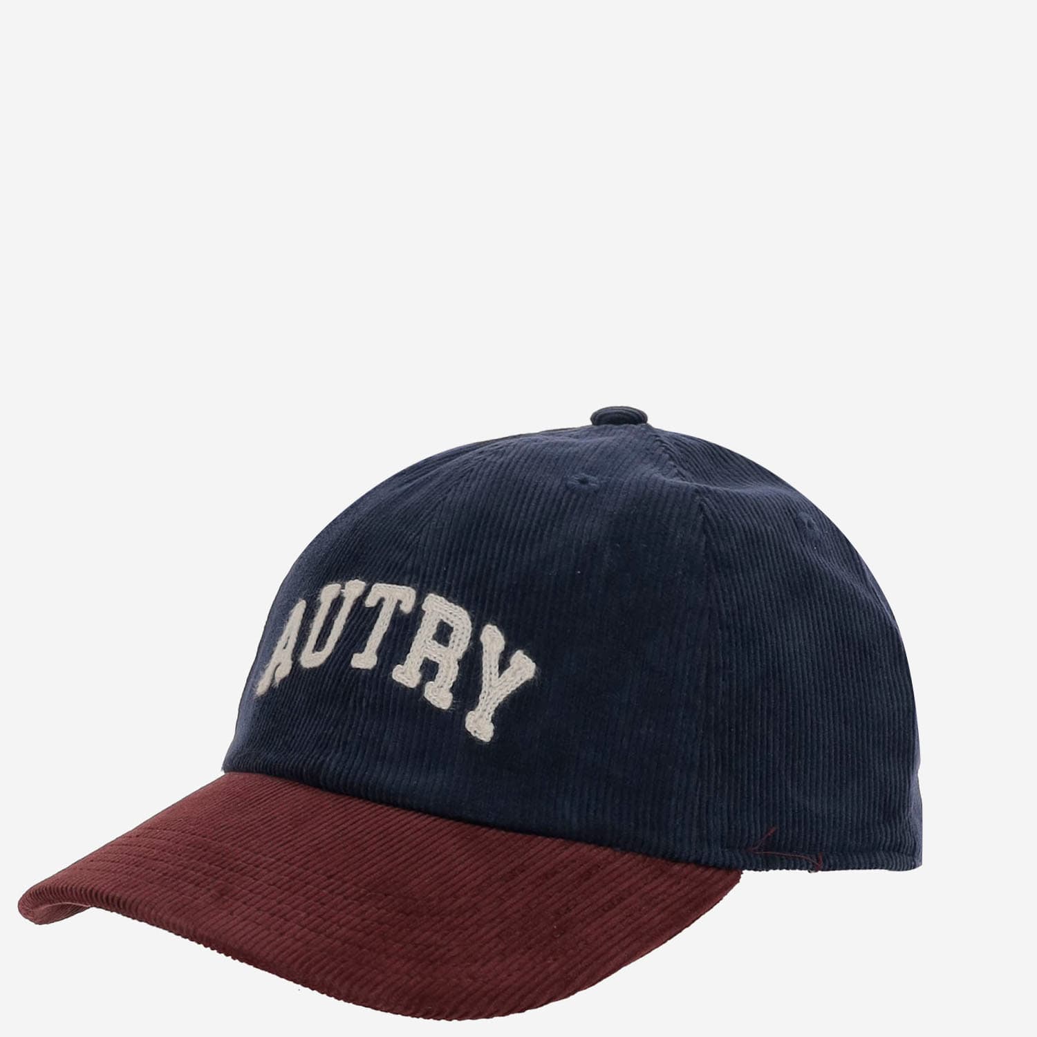 Autry Velvet Cap With Logo In Blue