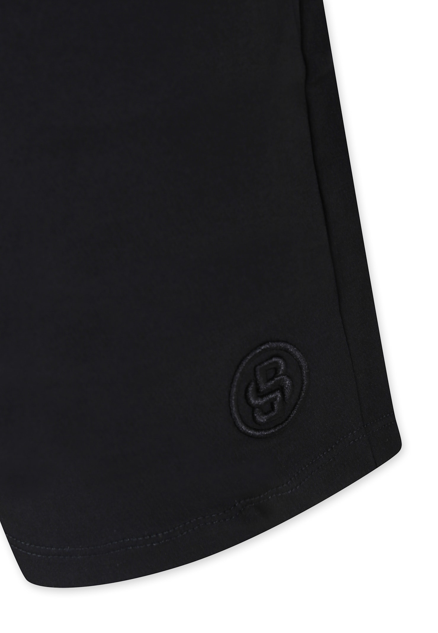 Hugo Boss Black Shorts For Boy With Logo In Black