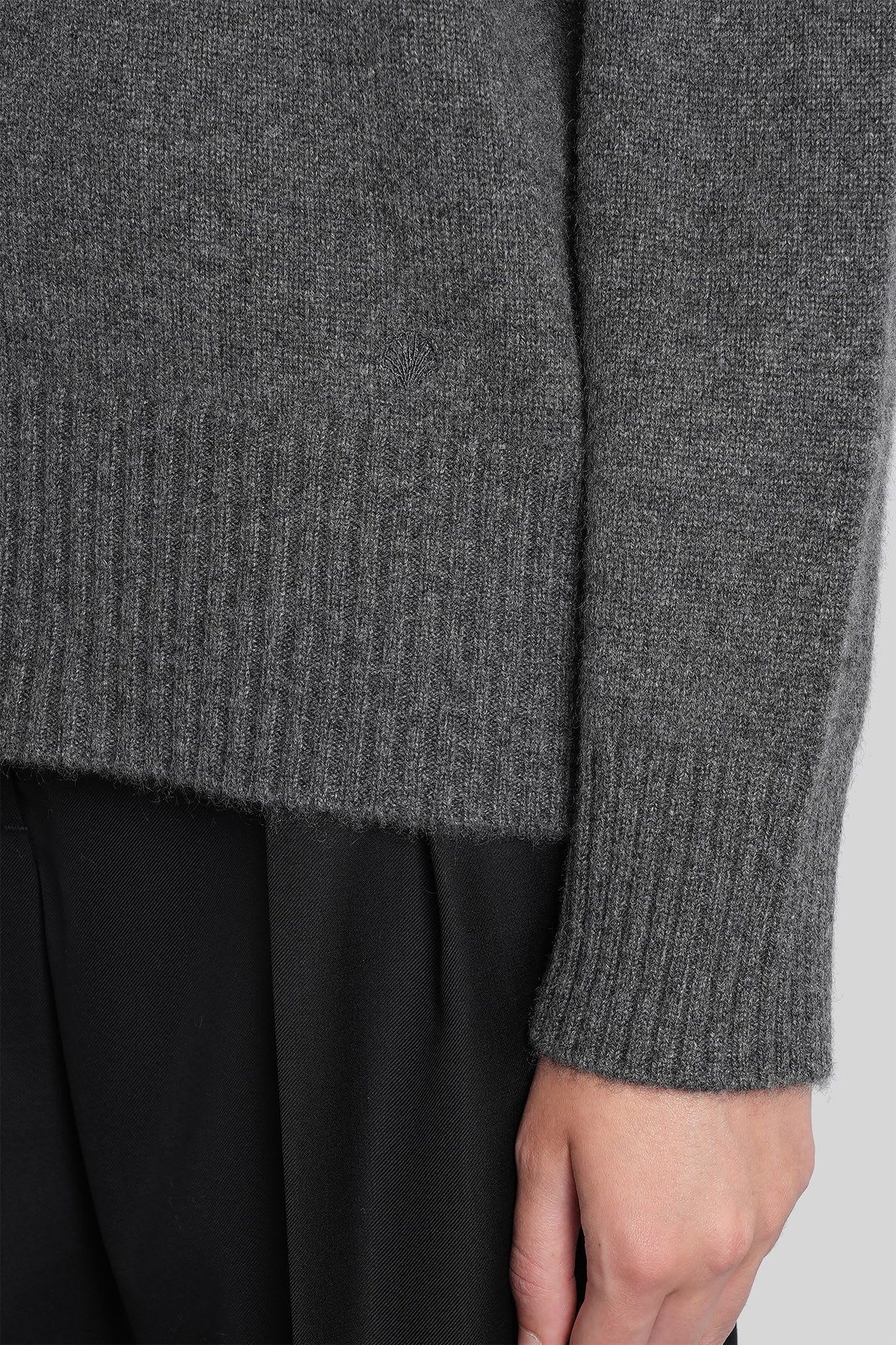 Loulou Studio Baltra Lds Knitwear In Grey Cashmere In Gray