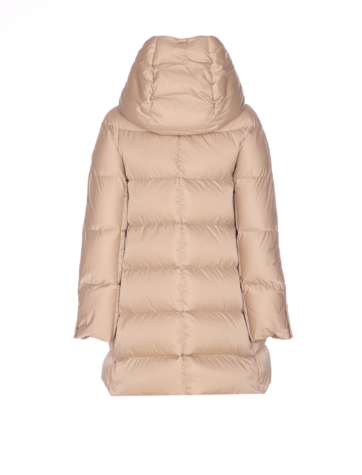 Herno A-shape Down Jacket In Neutral