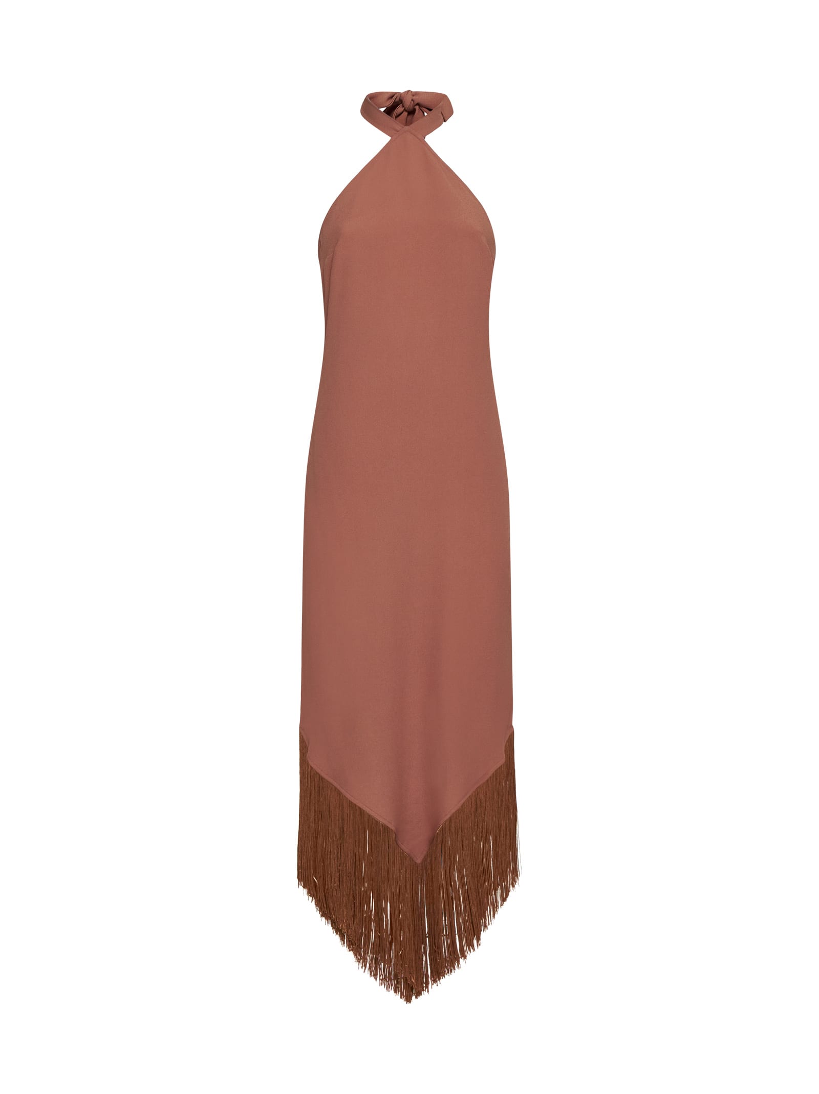 Shop Taller Marmo Dress In Terracotta