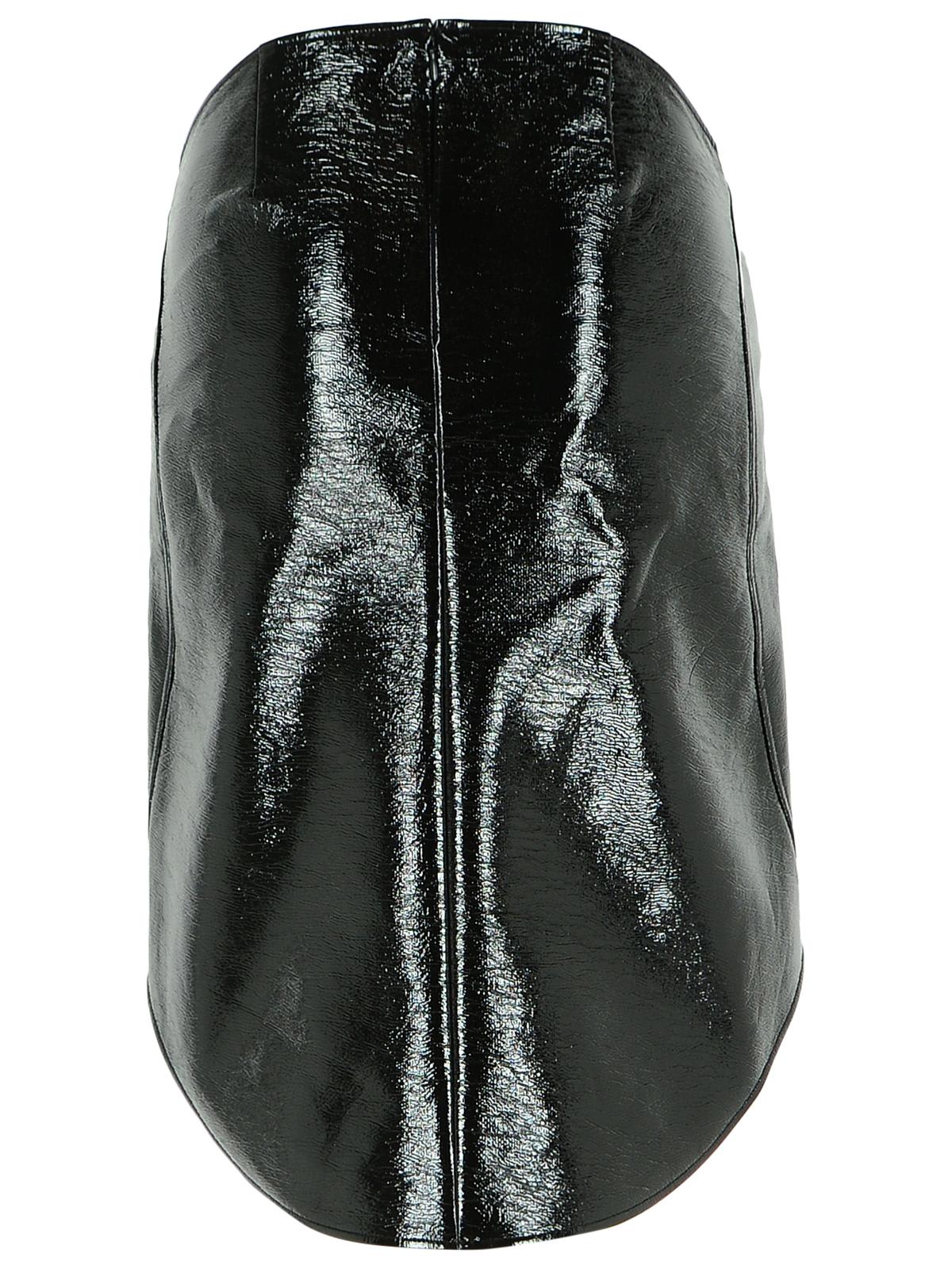 Courrèges Black Cotton Blend Skirt In Black