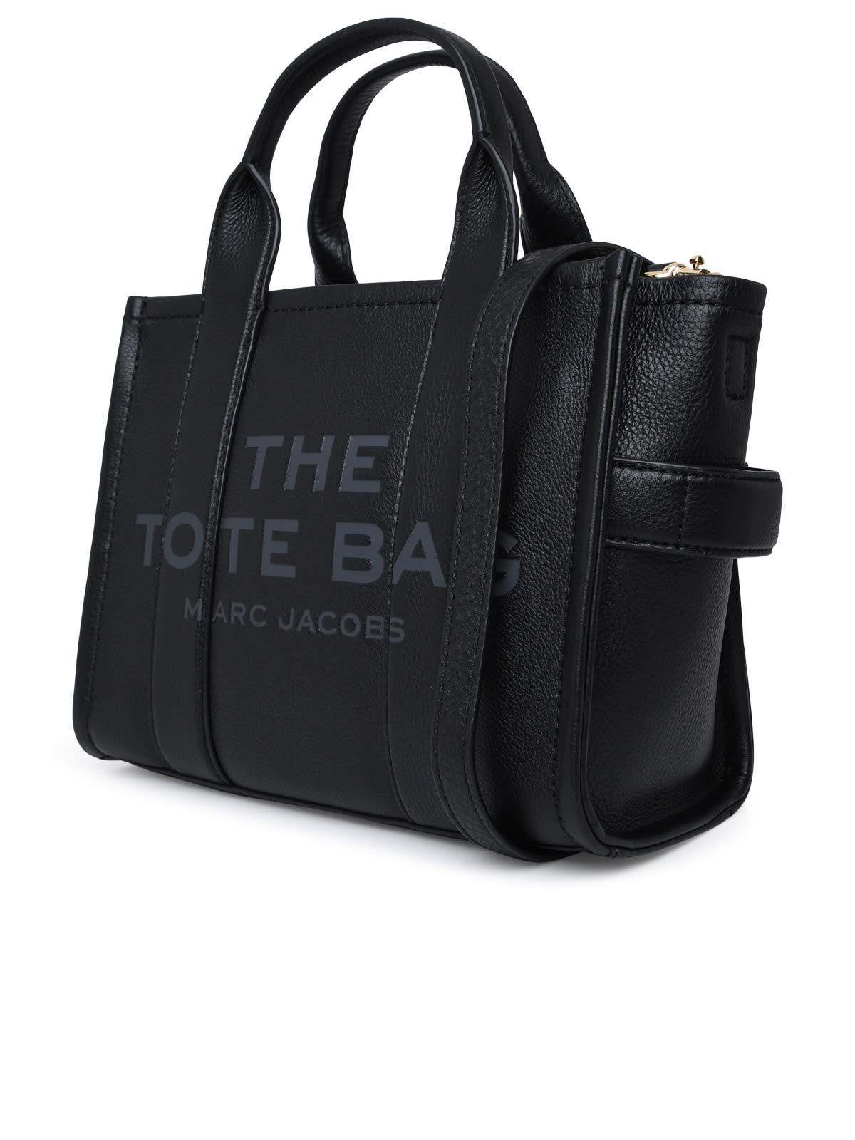 Shop Marc Jacobs The Tote Black Leather Bag