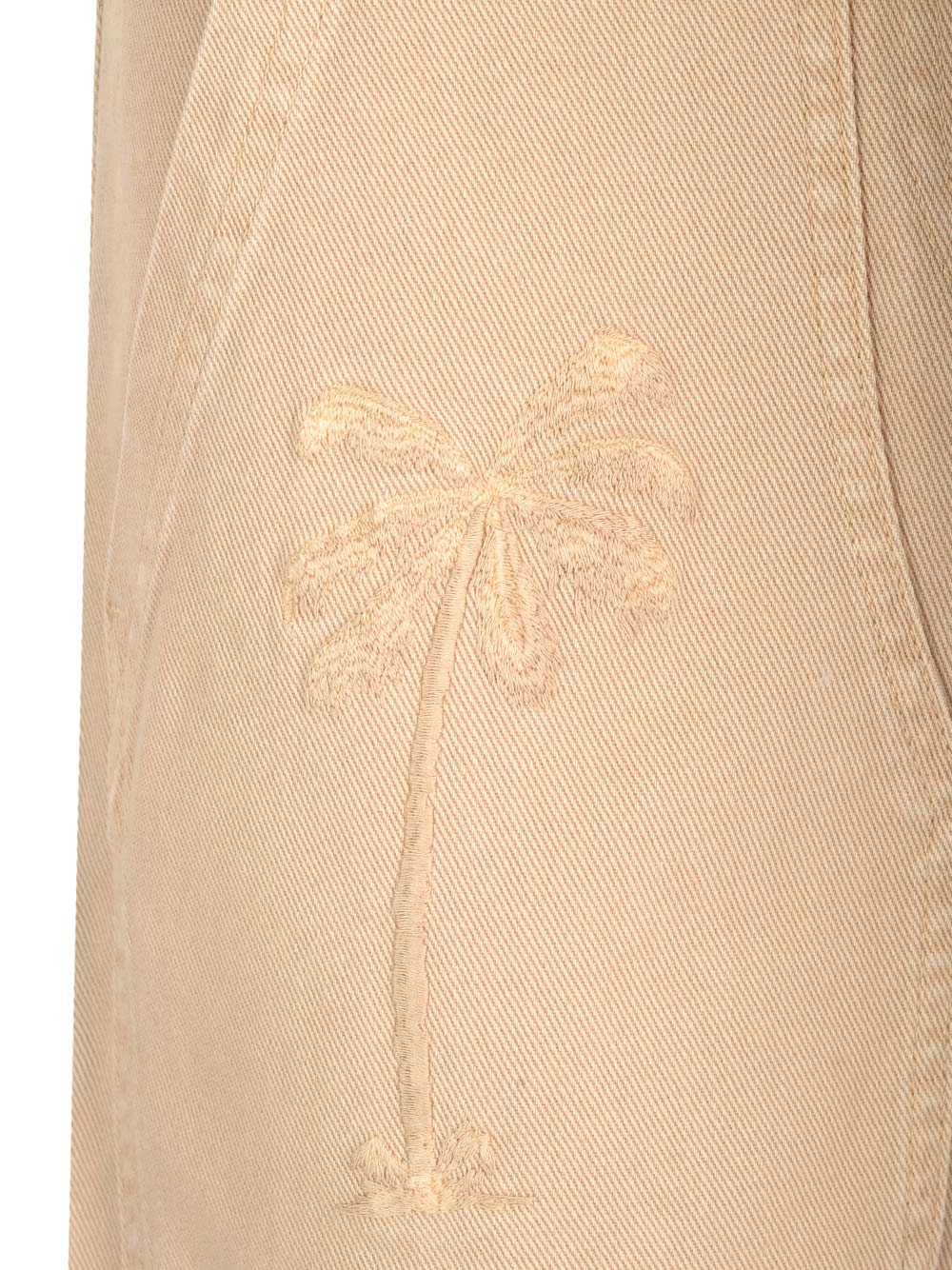 Shop Palm Angels Carpenter Style Trousers In Beige